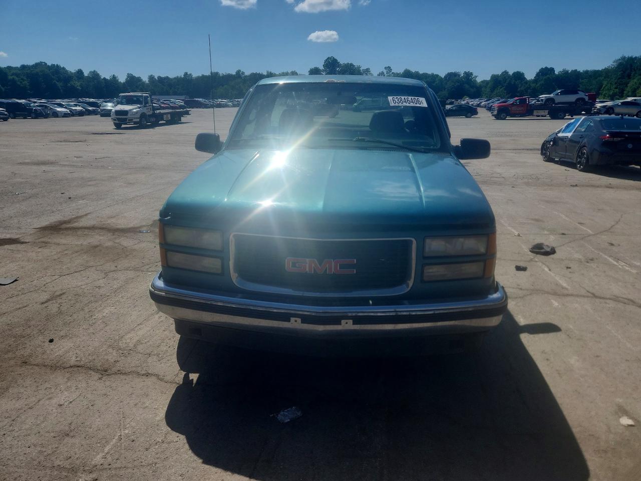 1997 Gmc Sierra C1500 Blue vin: 1GTEC14W5VZ509778