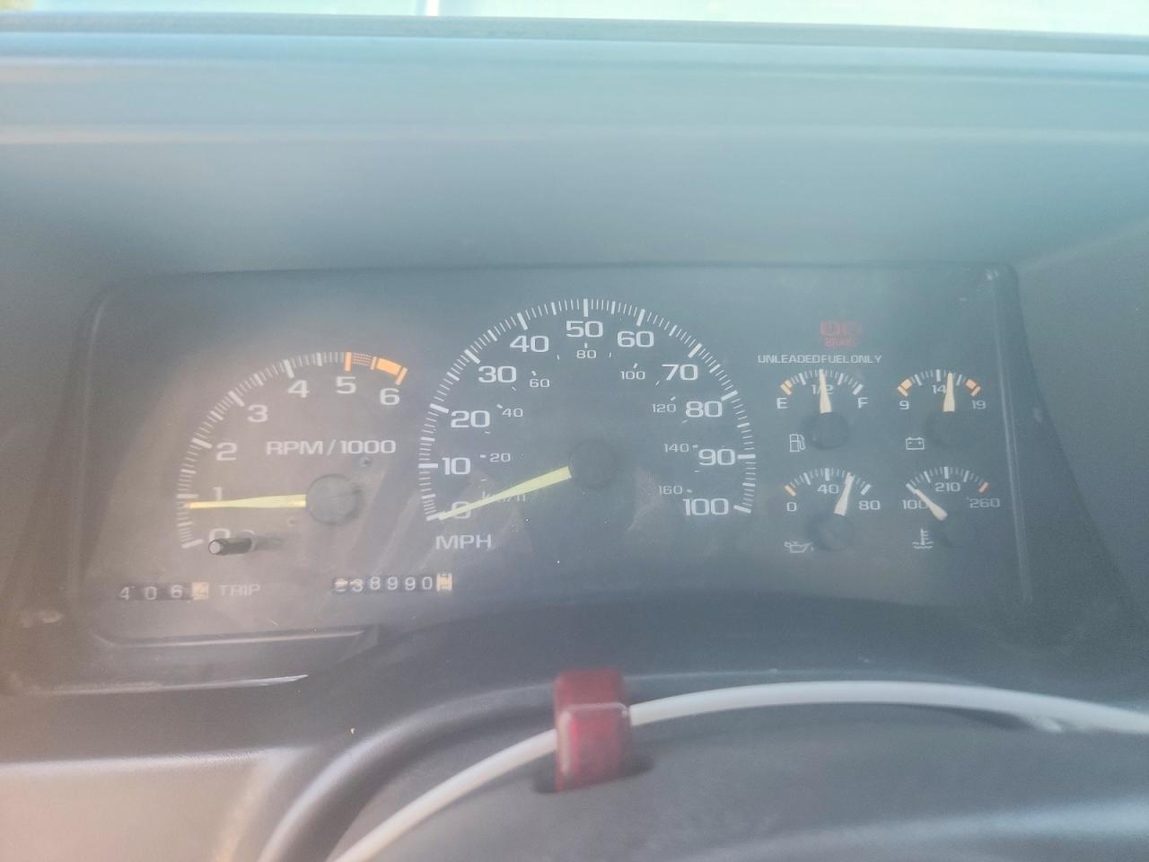 1997 Gmc Sierra C1500 Blue vin: 1GTEC14W5VZ509778
