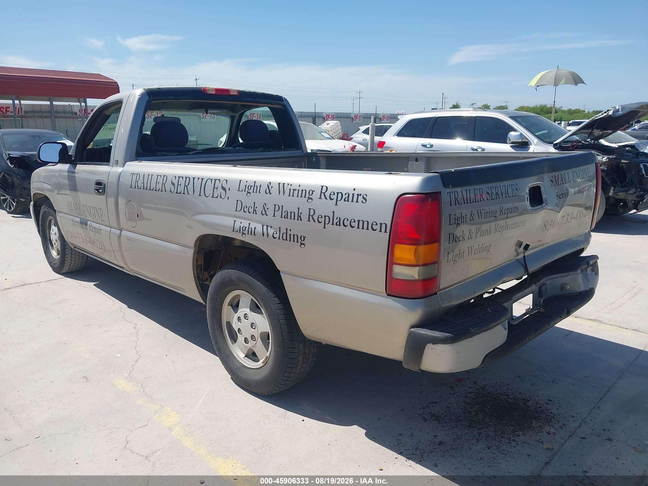 1999 Gmc New Sierra 1500 Sl Champagne vin: 1GTEC14W5XE517616