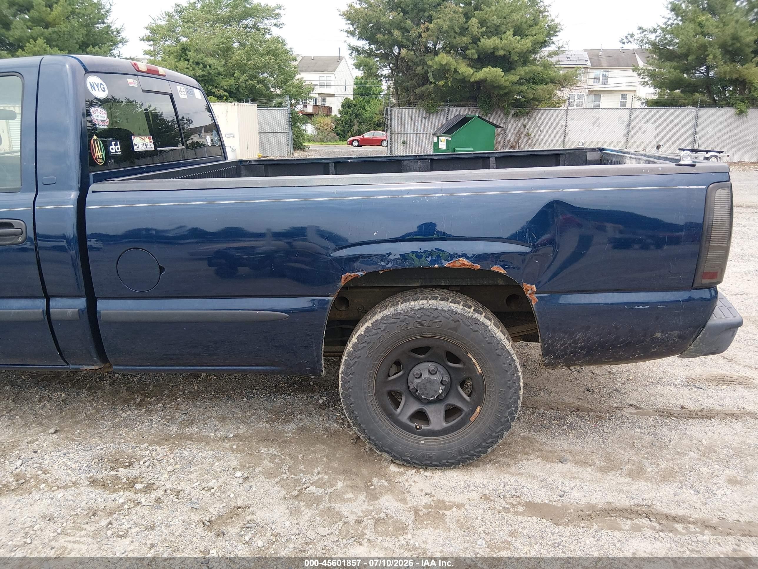2002 Gmc Sierra 1500 Sl Blue vin: 1GTEC14W62Z104430