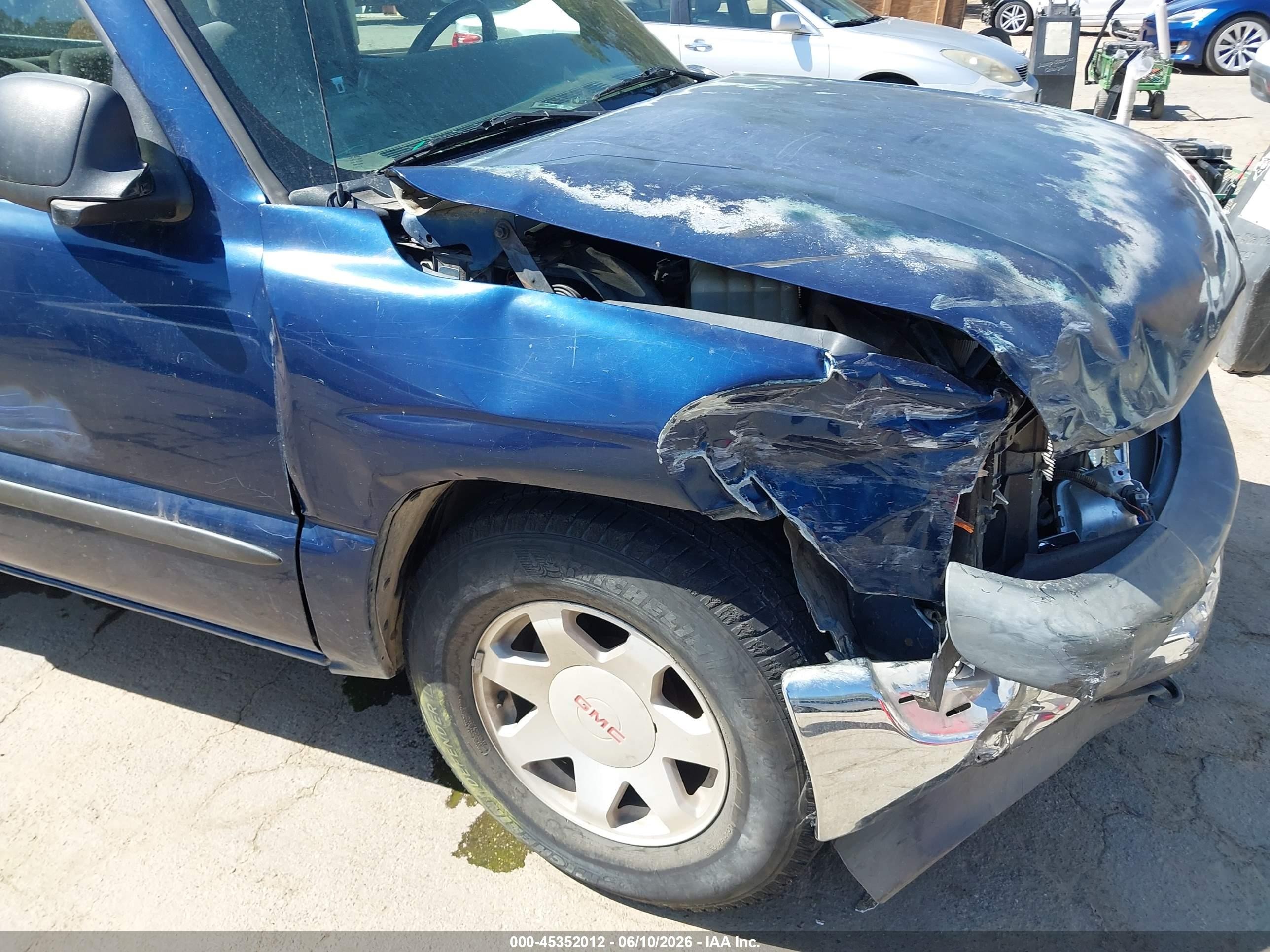 2000 Gmc Sierra 1500 Sl Blue vin: 1GTEC14W8YZ132853