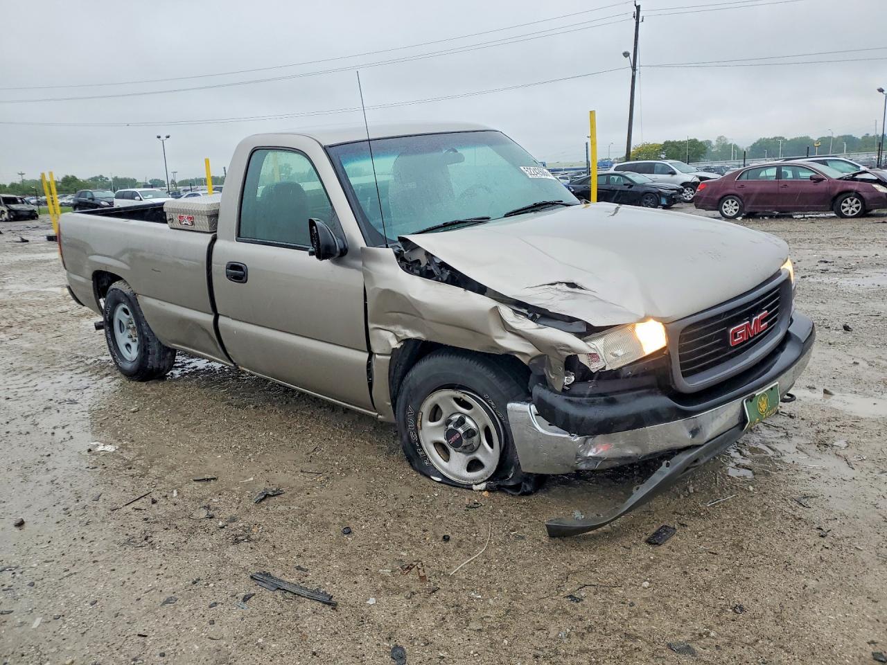 2002 Gmc New Sierra C1500 Gray vin: 1GTEC14W92Z185519