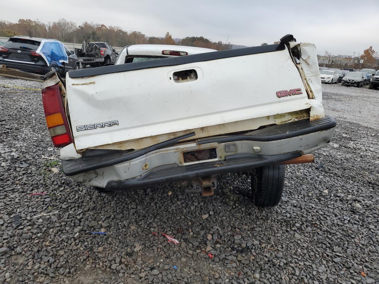 1999 Gmc New Sierra C1500 White vin: 1GTEC14W9XE534662