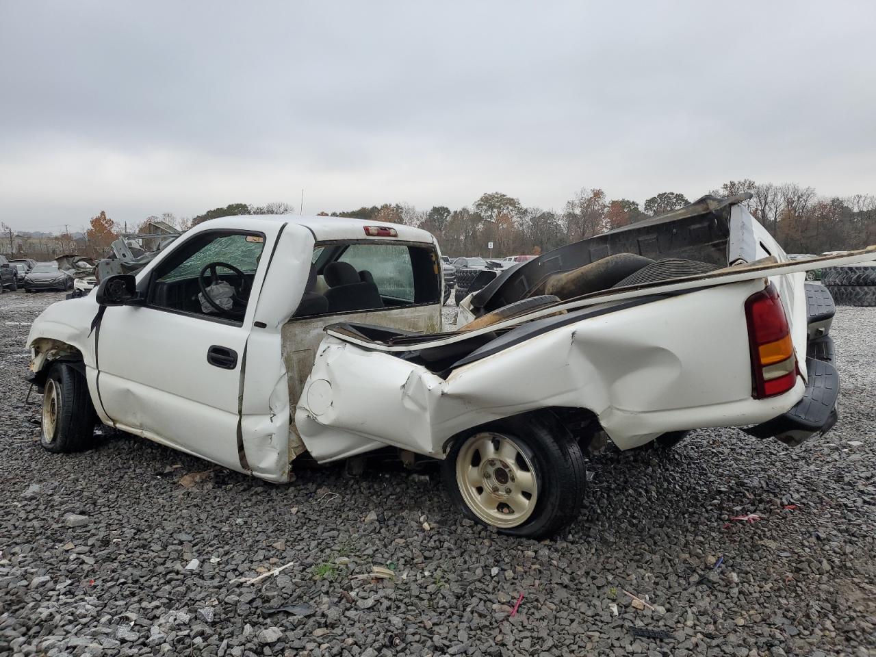 1999 Gmc New Sierra C1500 White vin: 1GTEC14W9XE534662