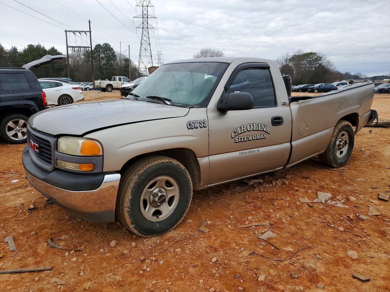 1999 Gmc New Sierra C1500 Золотой vin: 1GTEC14W9XE550652