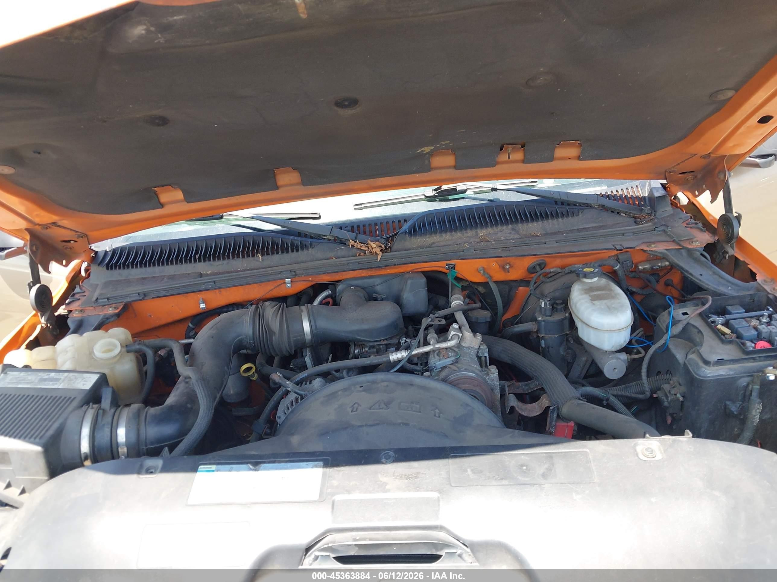 2003 Gmc Sierra 1500 Work Truck Orange vin: 1GTEC14X03Z234648