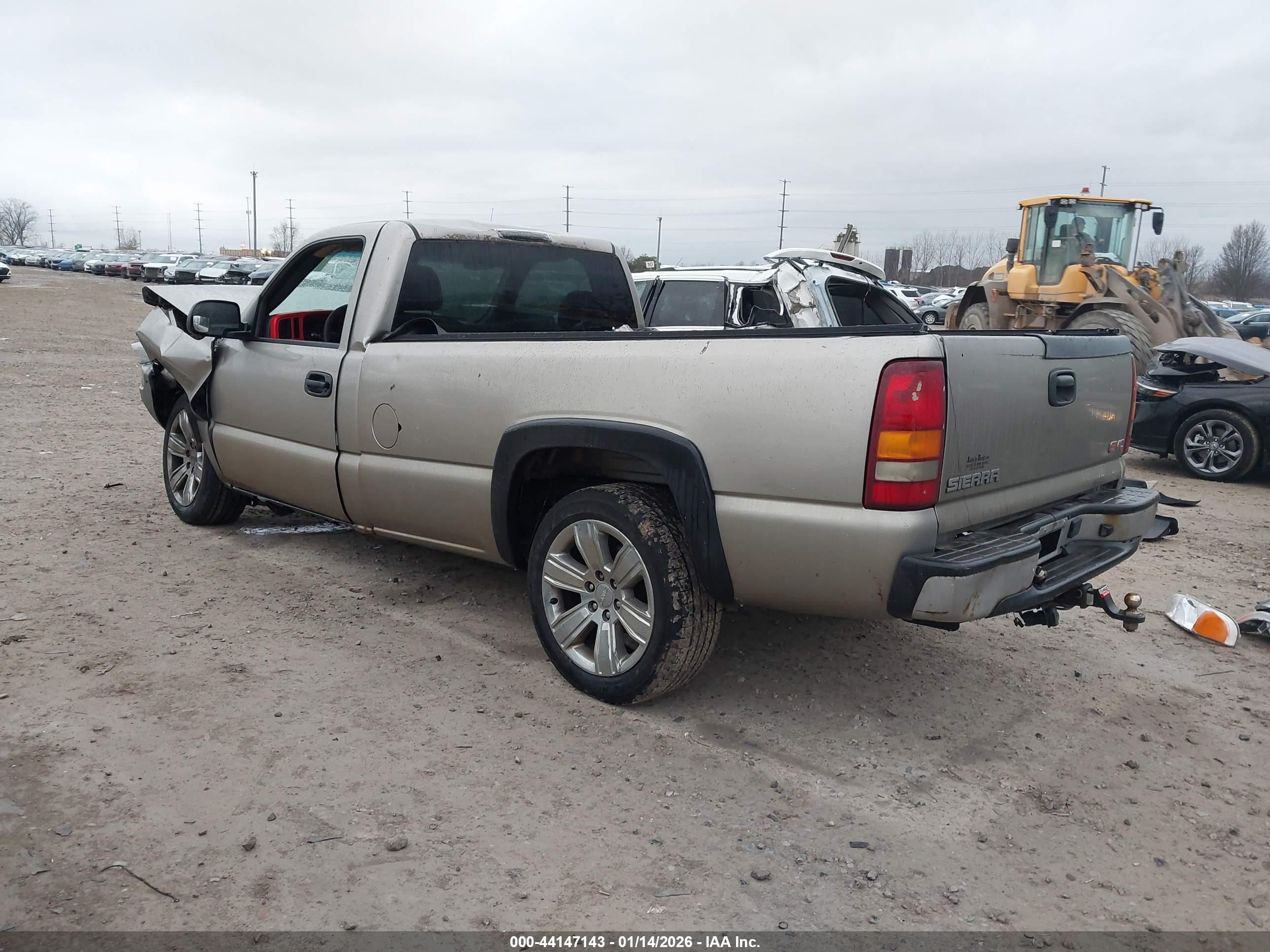 2003 Gmc Sierra 1500 Work Truck Gold vin: 1GTEC14X13Z350604