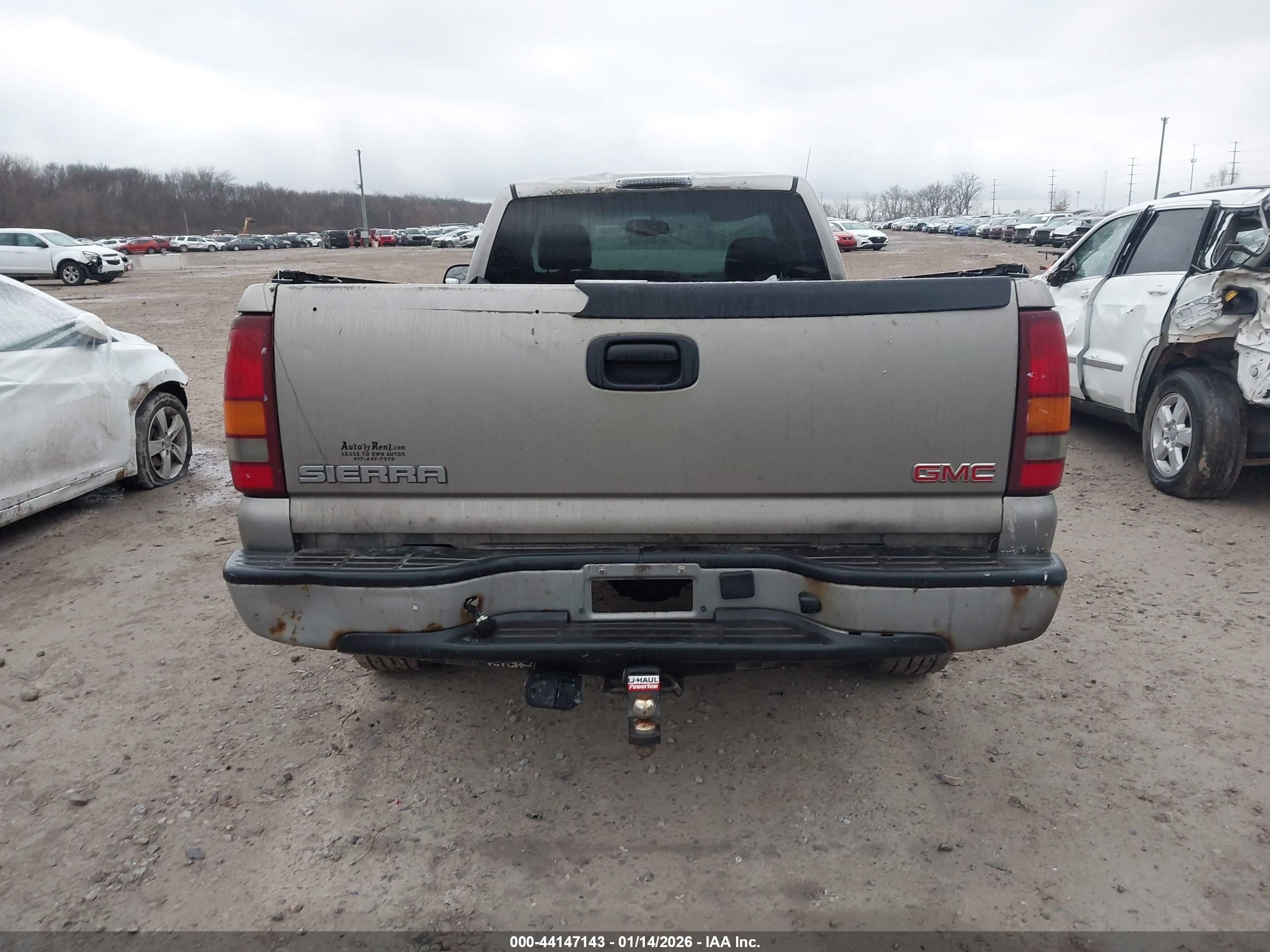 2003 Gmc Sierra 1500 Work Truck Gold vin: 1GTEC14X13Z350604