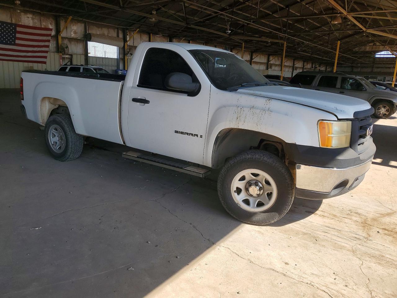 2008 Gmc Sierra C1500 White vin: 1GTEC14X18Z158543