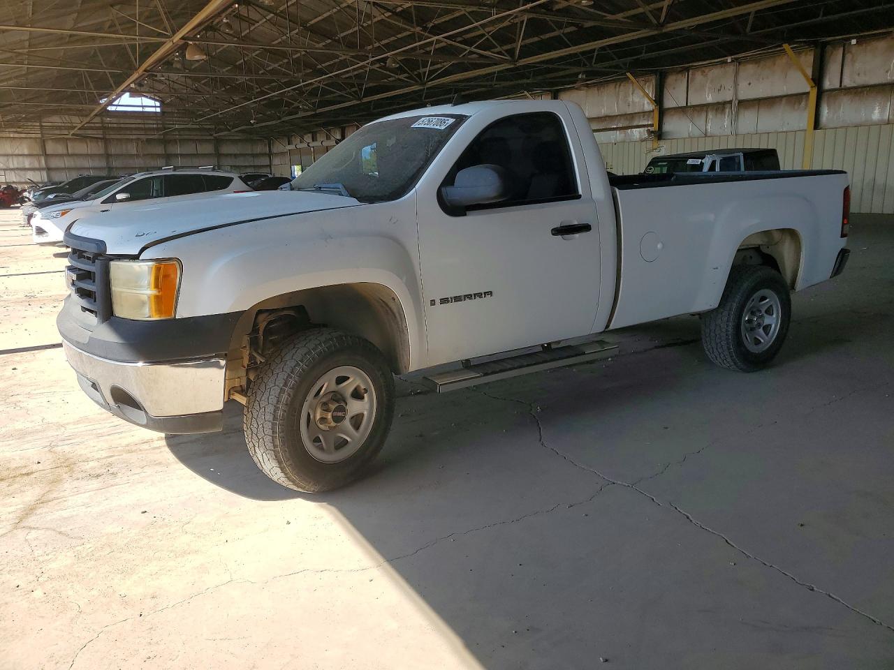 2008 Gmc Sierra C1500 White vin: 1GTEC14X18Z158543