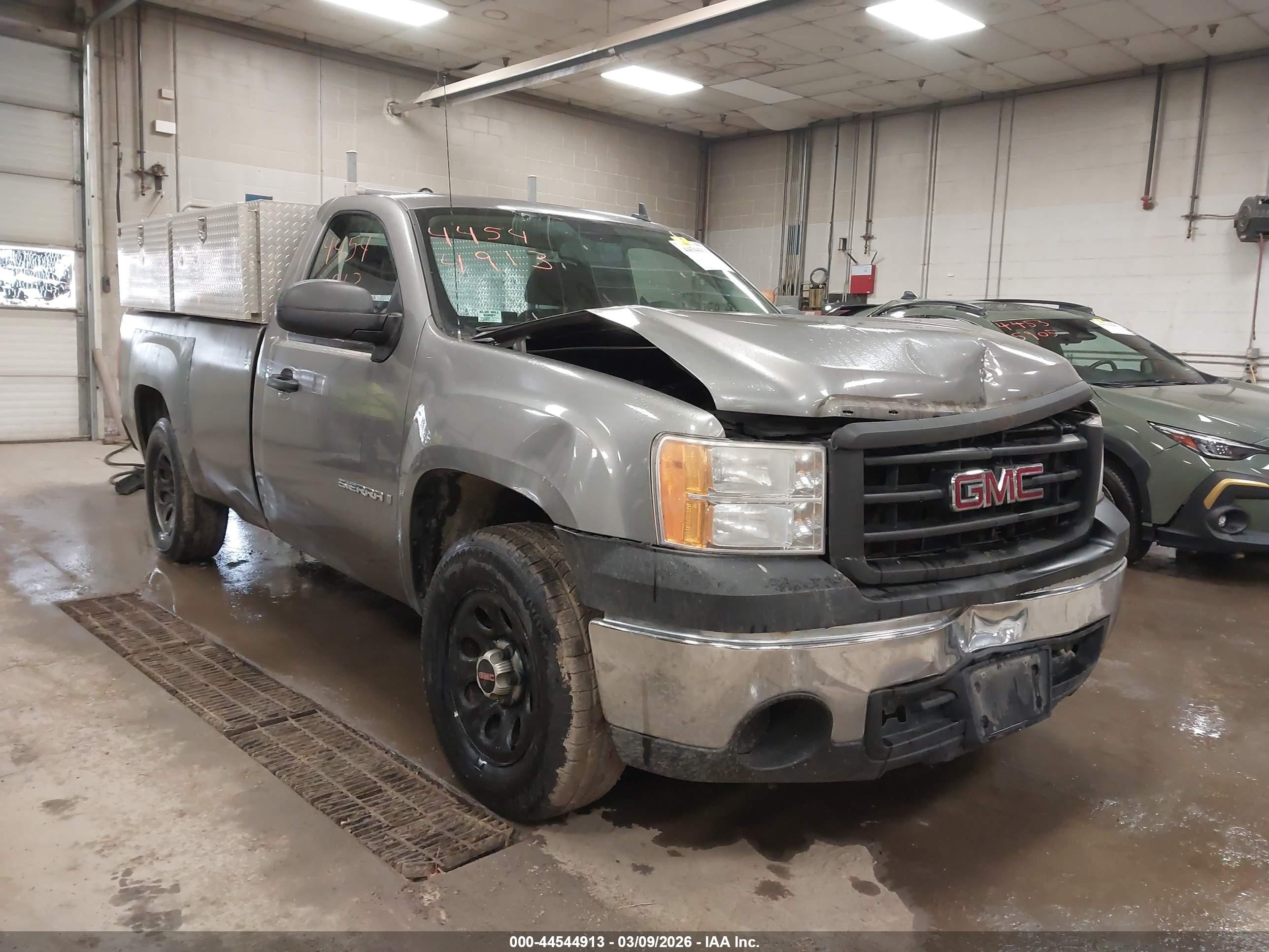 2008 Gmc Sierra 1500 Work Truck Gray vin: 1GTEC14X18Z231488