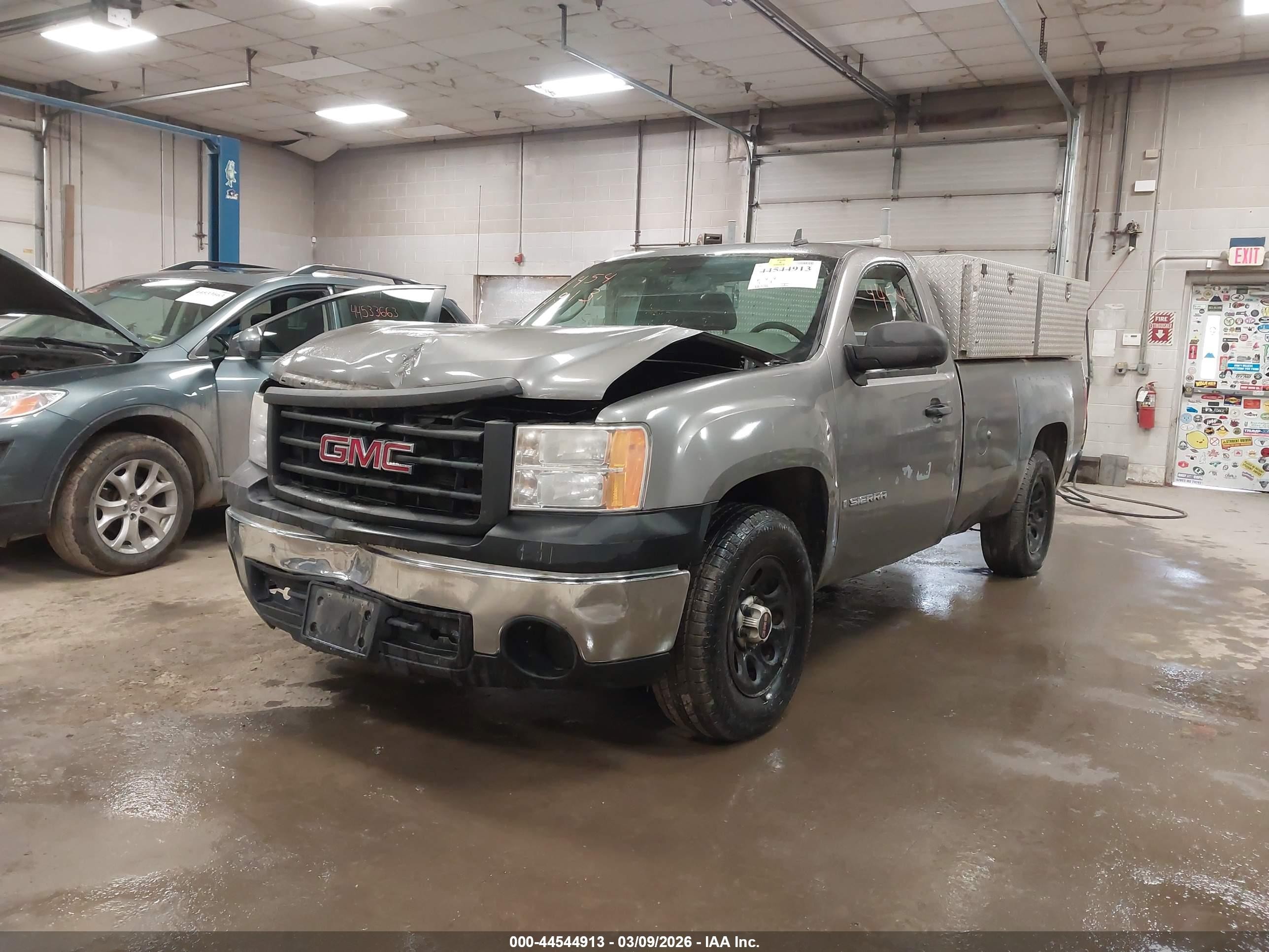 2008 Gmc Sierra 1500 Work Truck Gray vin: 1GTEC14X18Z231488