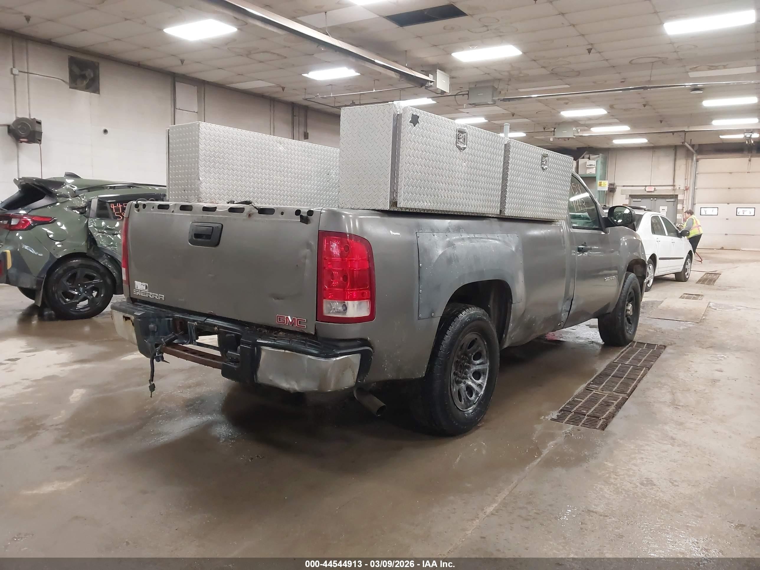 2008 Gmc Sierra 1500 Work Truck Gray vin: 1GTEC14X18Z231488