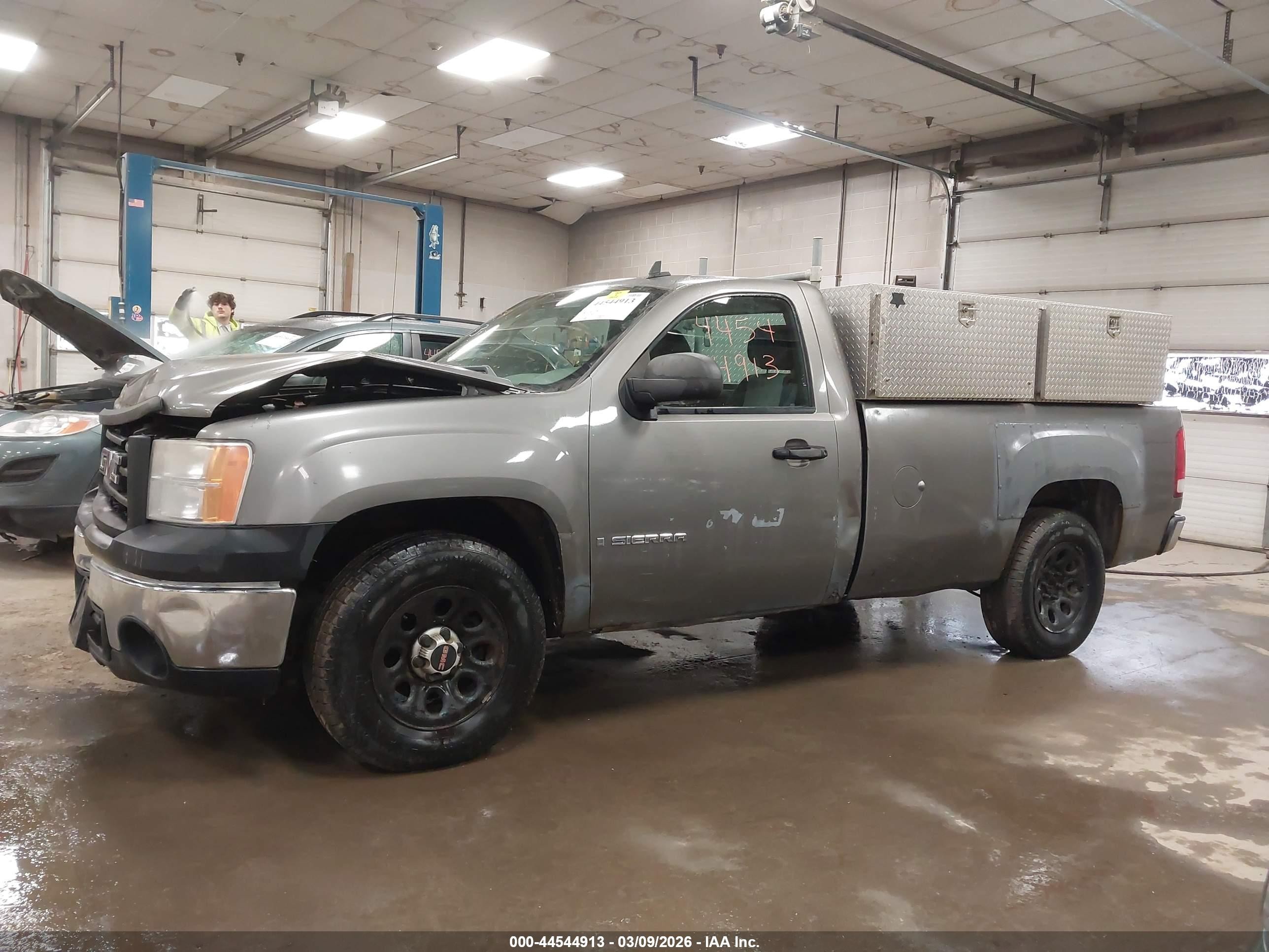 2008 Gmc Sierra 1500 Work Truck Gray vin: 1GTEC14X18Z231488