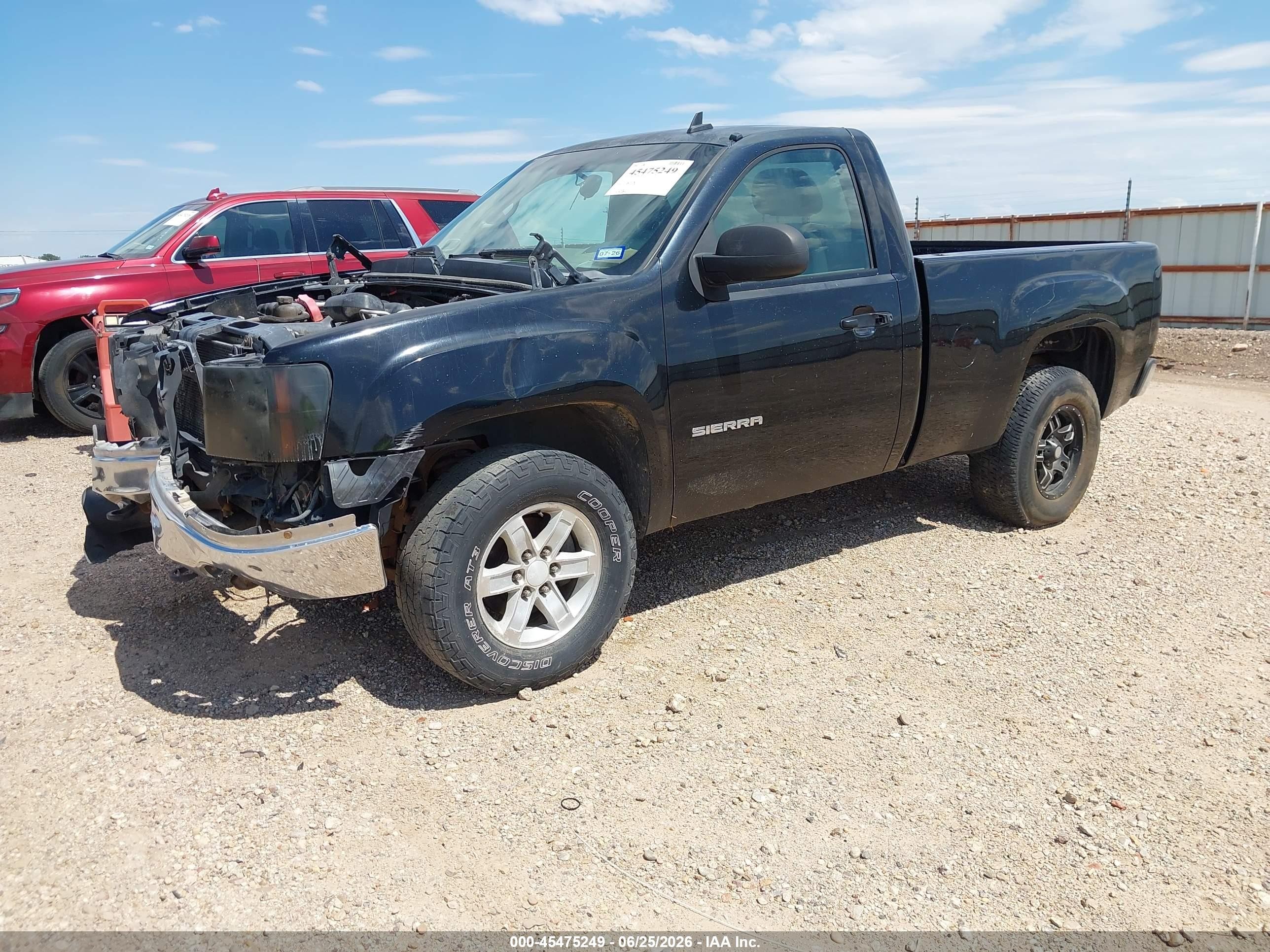 2008 Gmc Sierra 1500 Work Truck Black vin: 1GTEC14X18Z263311