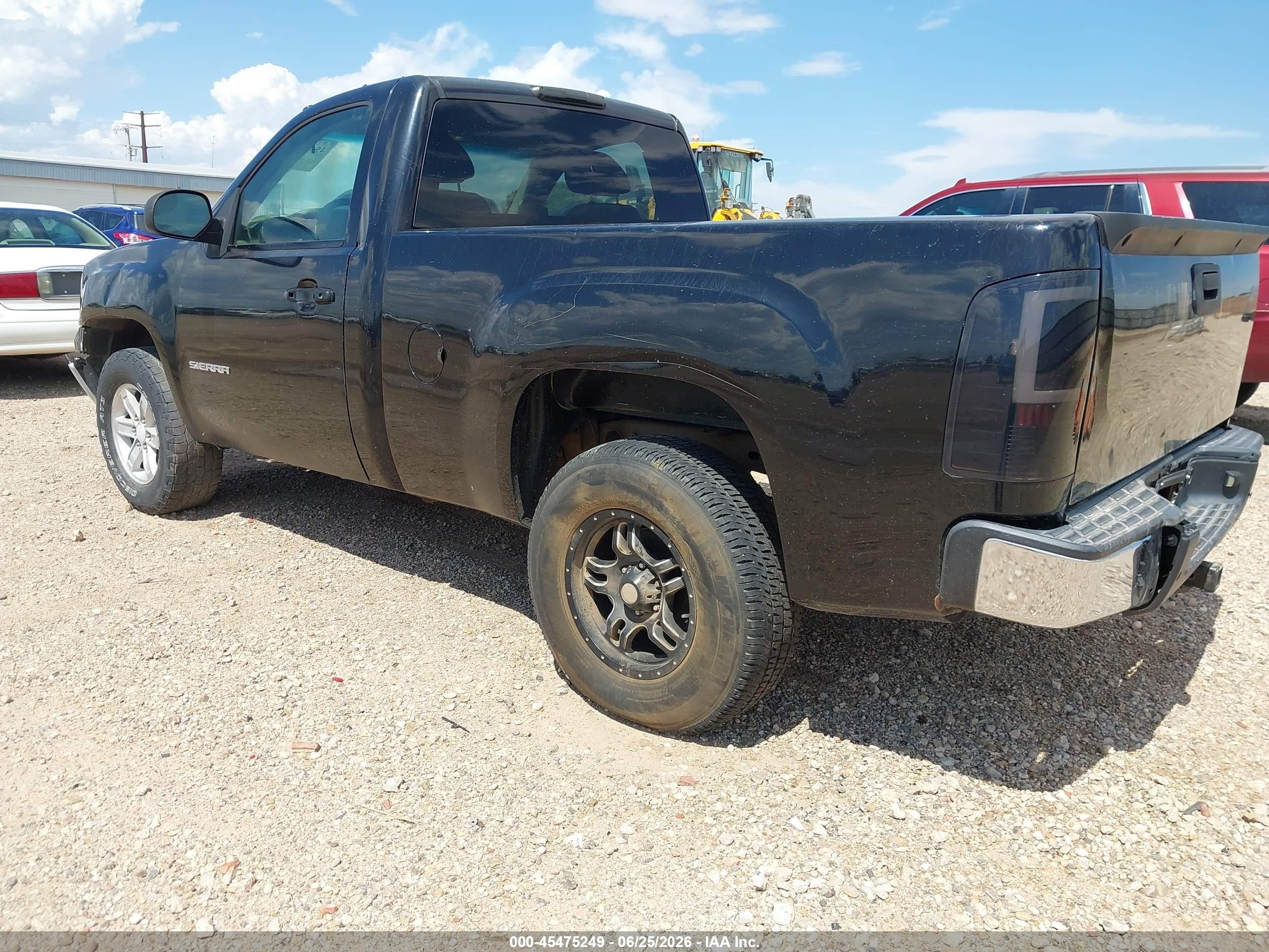 2008 Gmc Sierra 1500 Work Truck Black vin: 1GTEC14X18Z263311