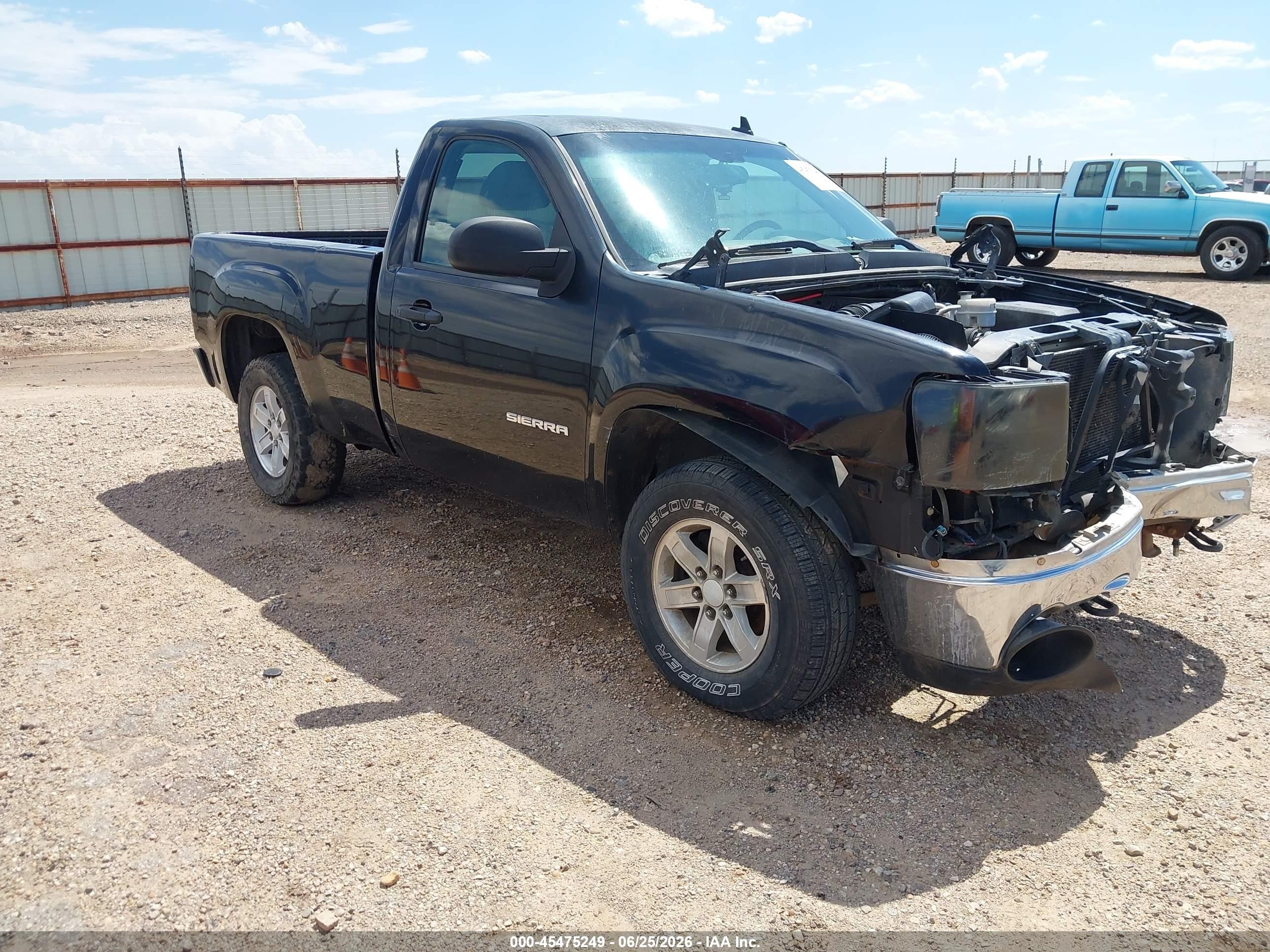 2008 Gmc Sierra 1500 Work Truck Black vin: 1GTEC14X18Z263311