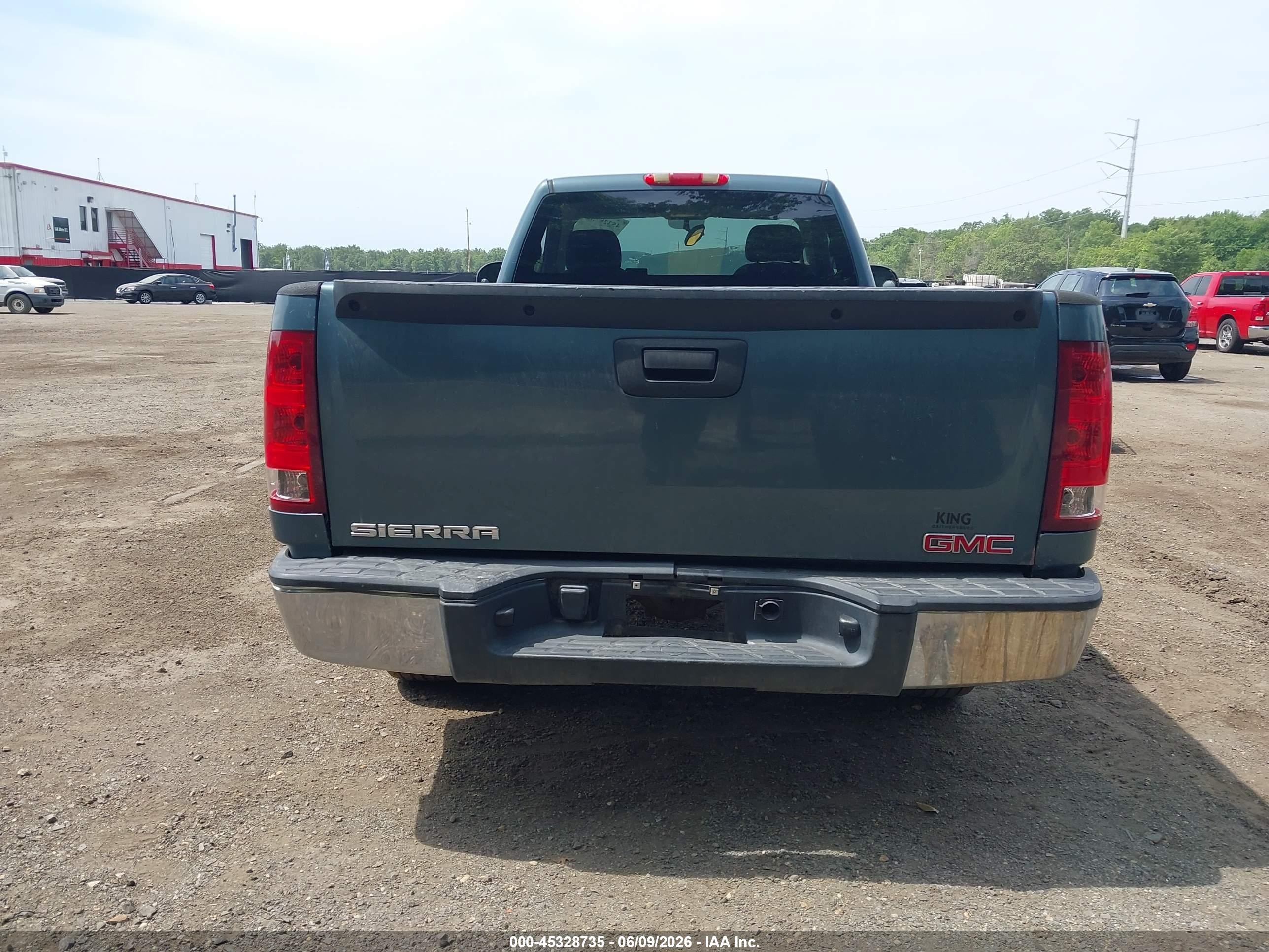 2008 Gmc Sierra 1500 Work Truck Blue vin: 1GTEC14X18Z270727