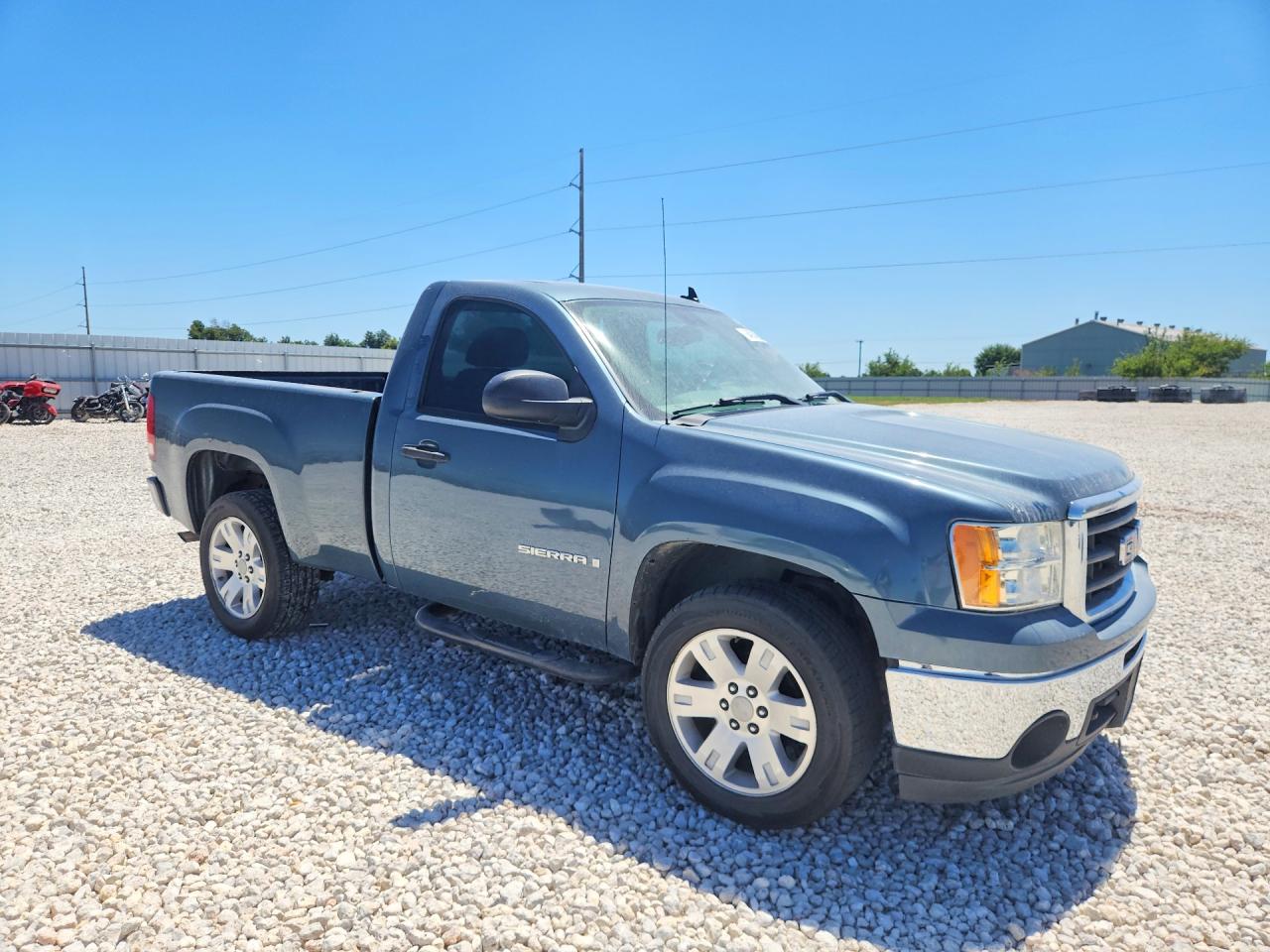 2008 Gmc Sierra C1500 Blue vin: 1GTEC14X28Z272048