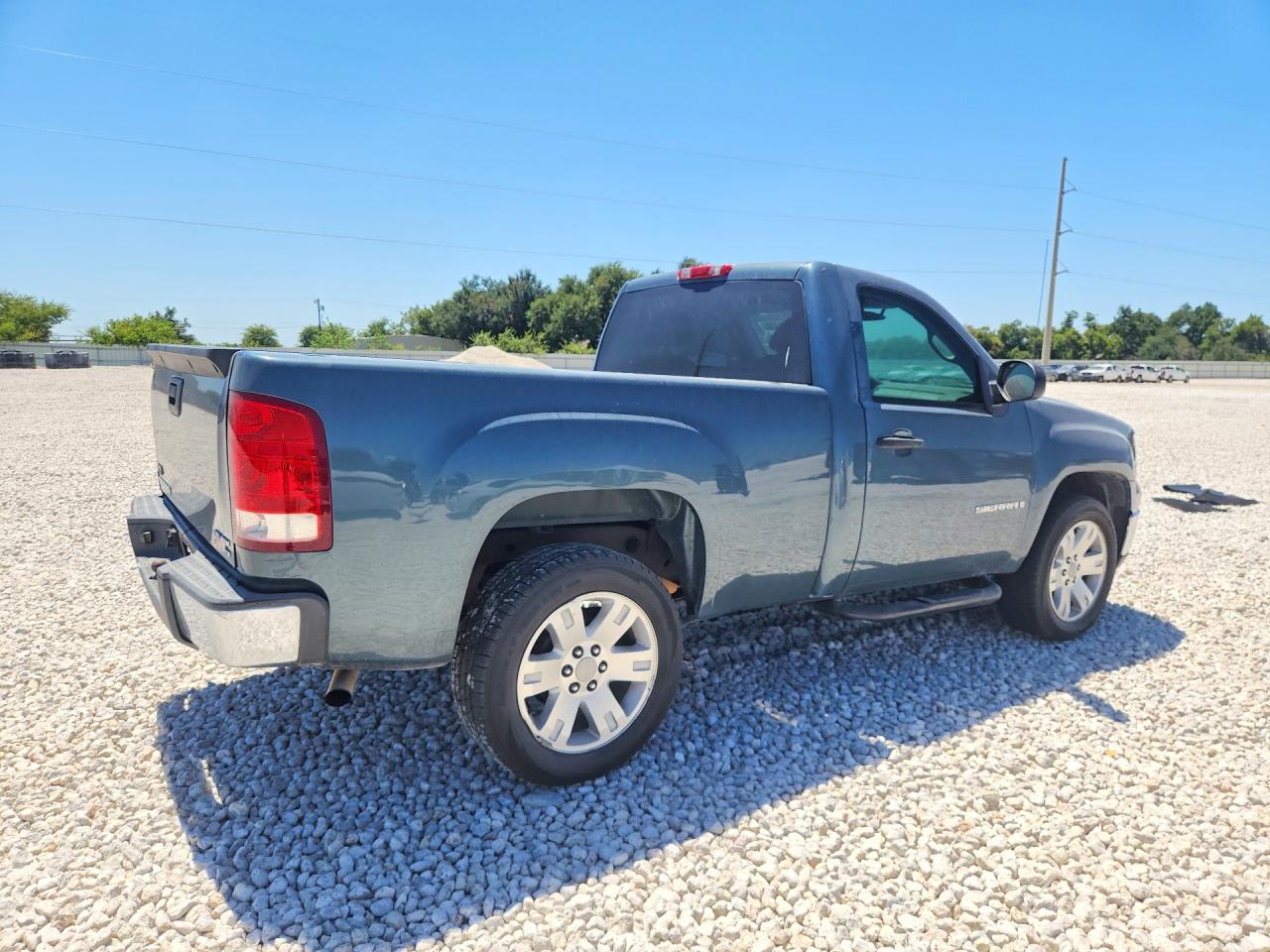 2008 Gmc Sierra C1500 Blue vin: 1GTEC14X28Z272048