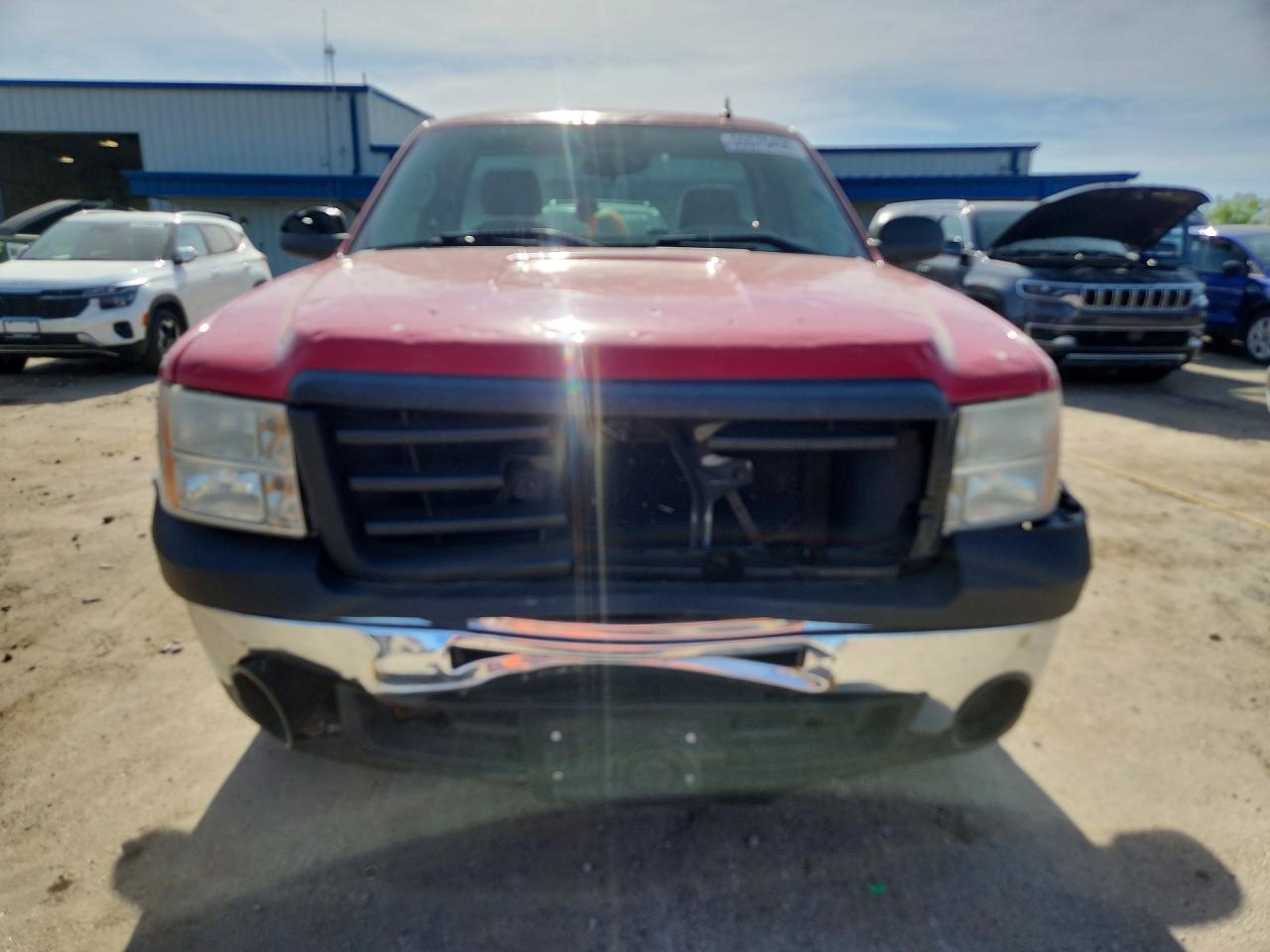 2009 Gmc Sierra C1500 Red vin: 1GTEC14X29Z205516