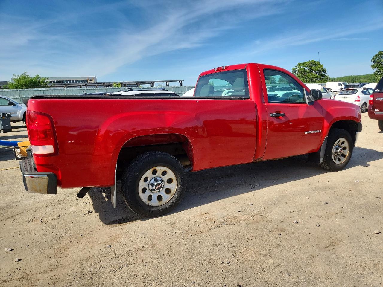 2009 Gmc Sierra C1500 Red vin: 1GTEC14X29Z205516