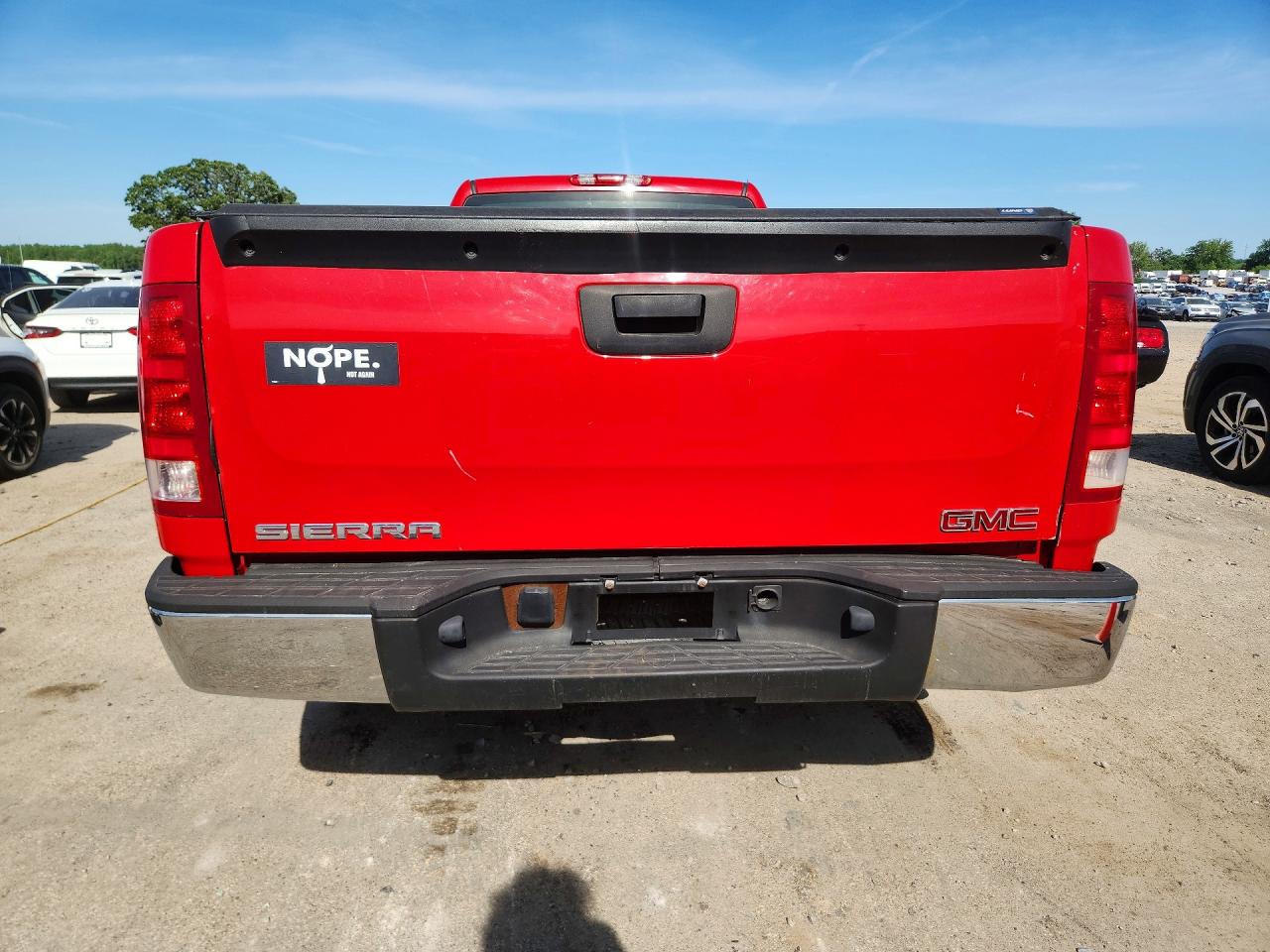 2009 Gmc Sierra C1500 Red vin: 1GTEC14X29Z205516