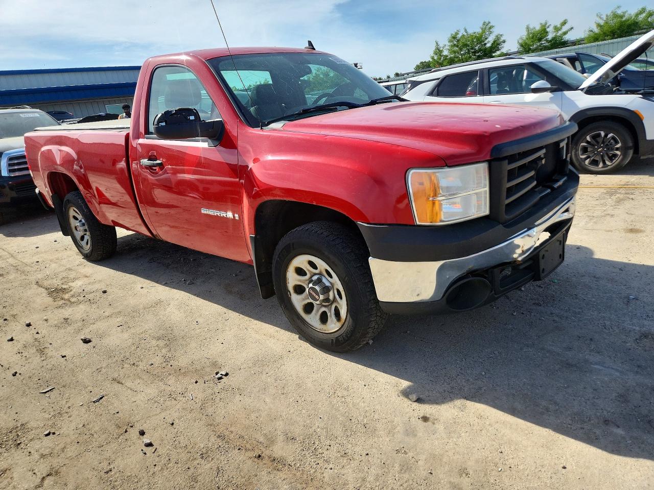 2009 Gmc Sierra C1500 Red vin: 1GTEC14X29Z205516