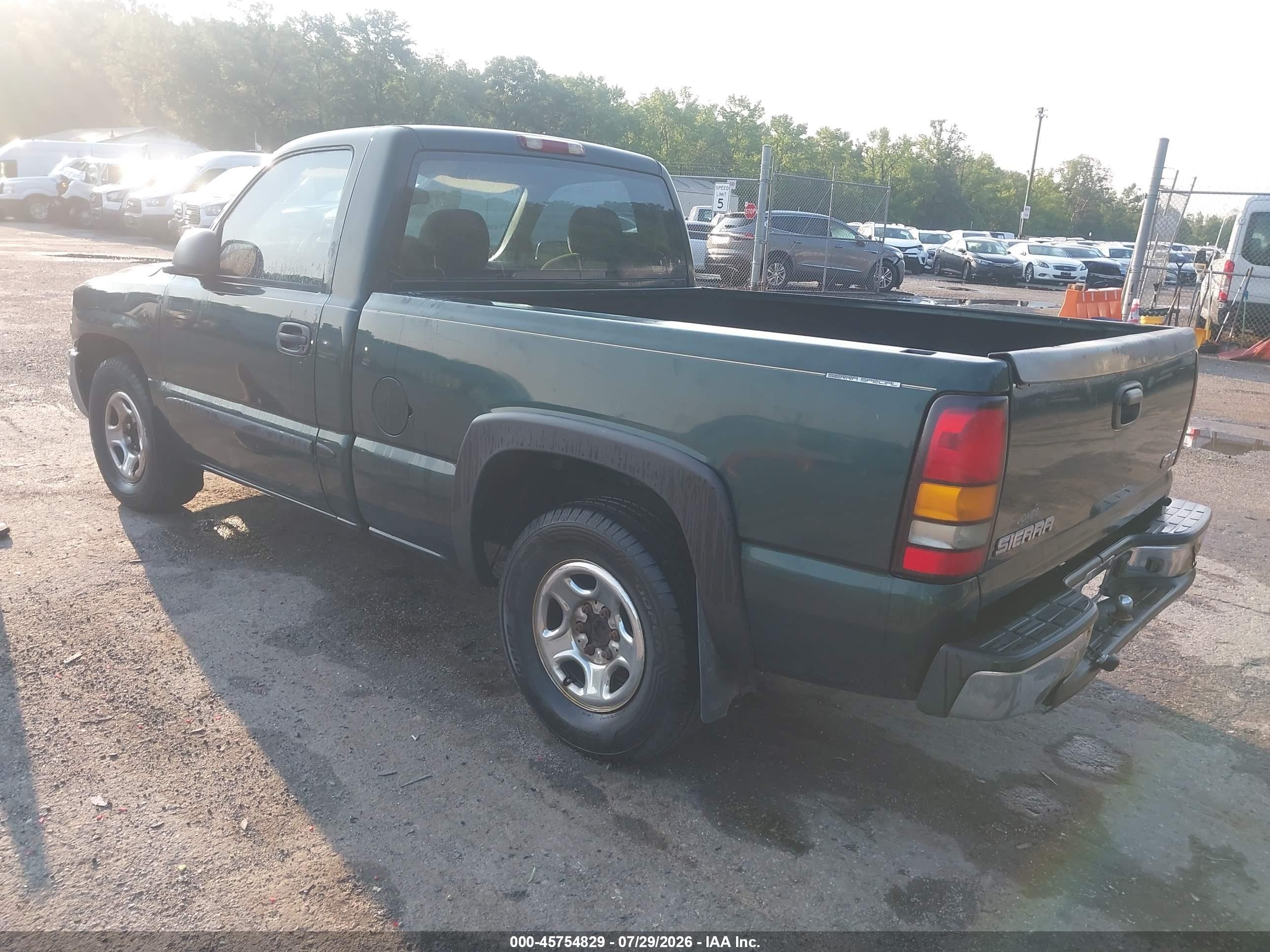 2004 Gmc Sierra 1500   Green vin: 1GTEC14X34Z167190