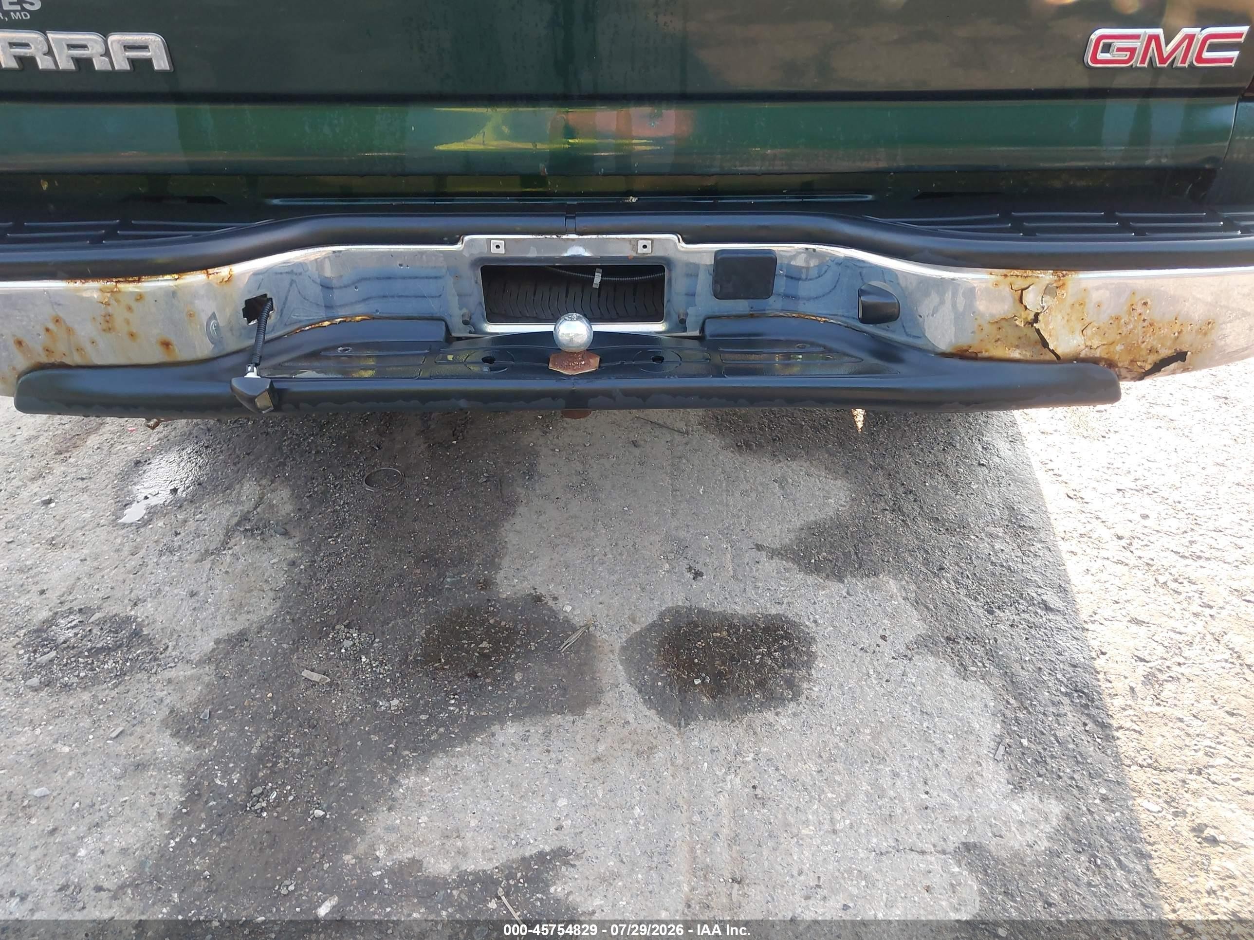 2004 Gmc Sierra 1500   Green vin: 1GTEC14X34Z167190