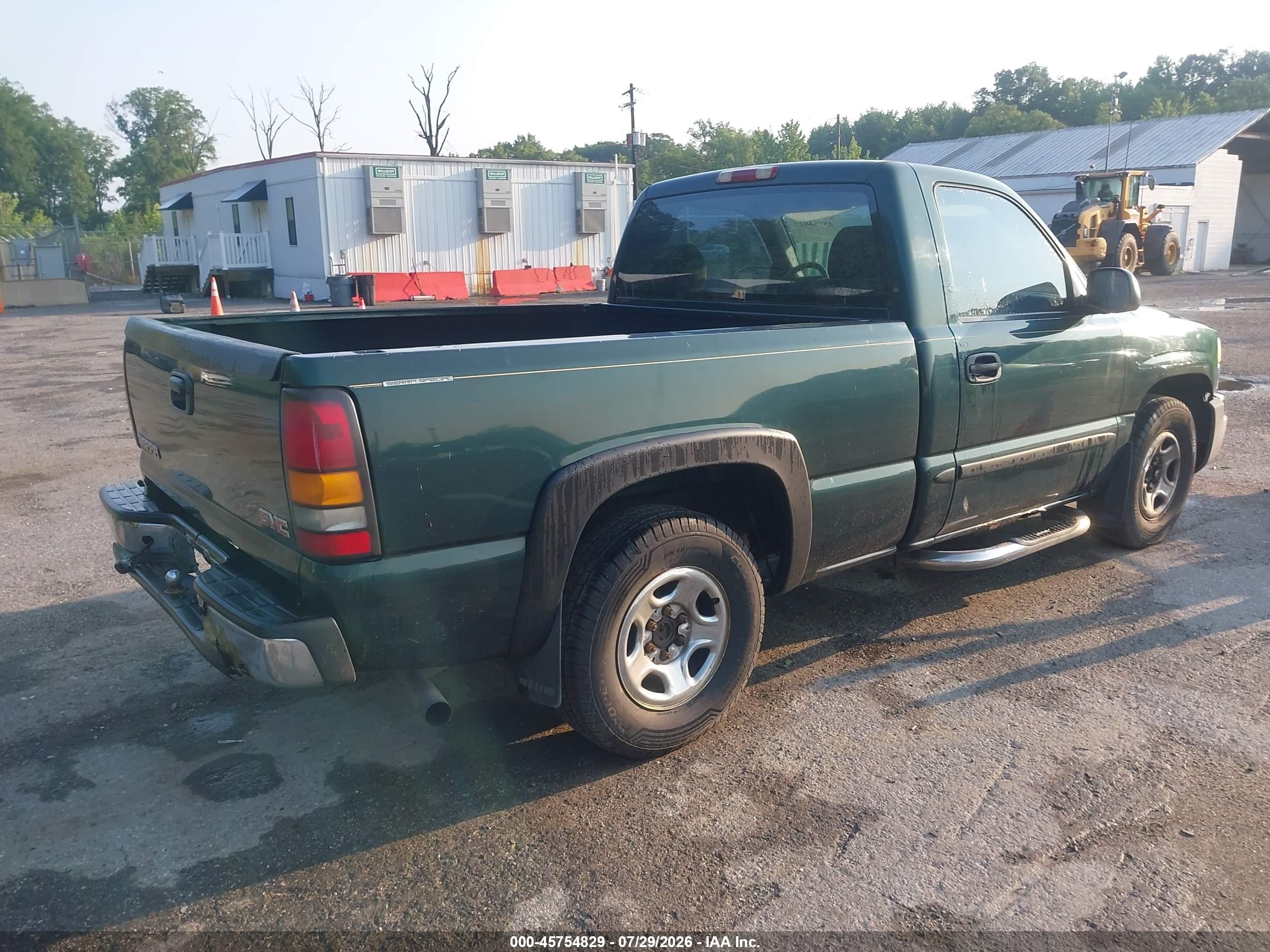 2004 Gmc Sierra 1500   Green vin: 1GTEC14X34Z167190