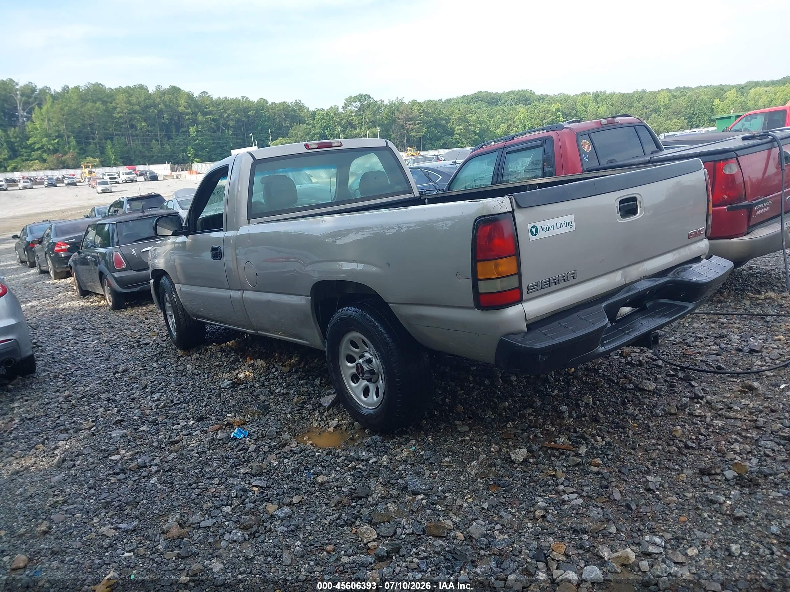 2005 Gmc Sierra 1500 Work Truck Gray vin: 1GTEC14X35Z121019