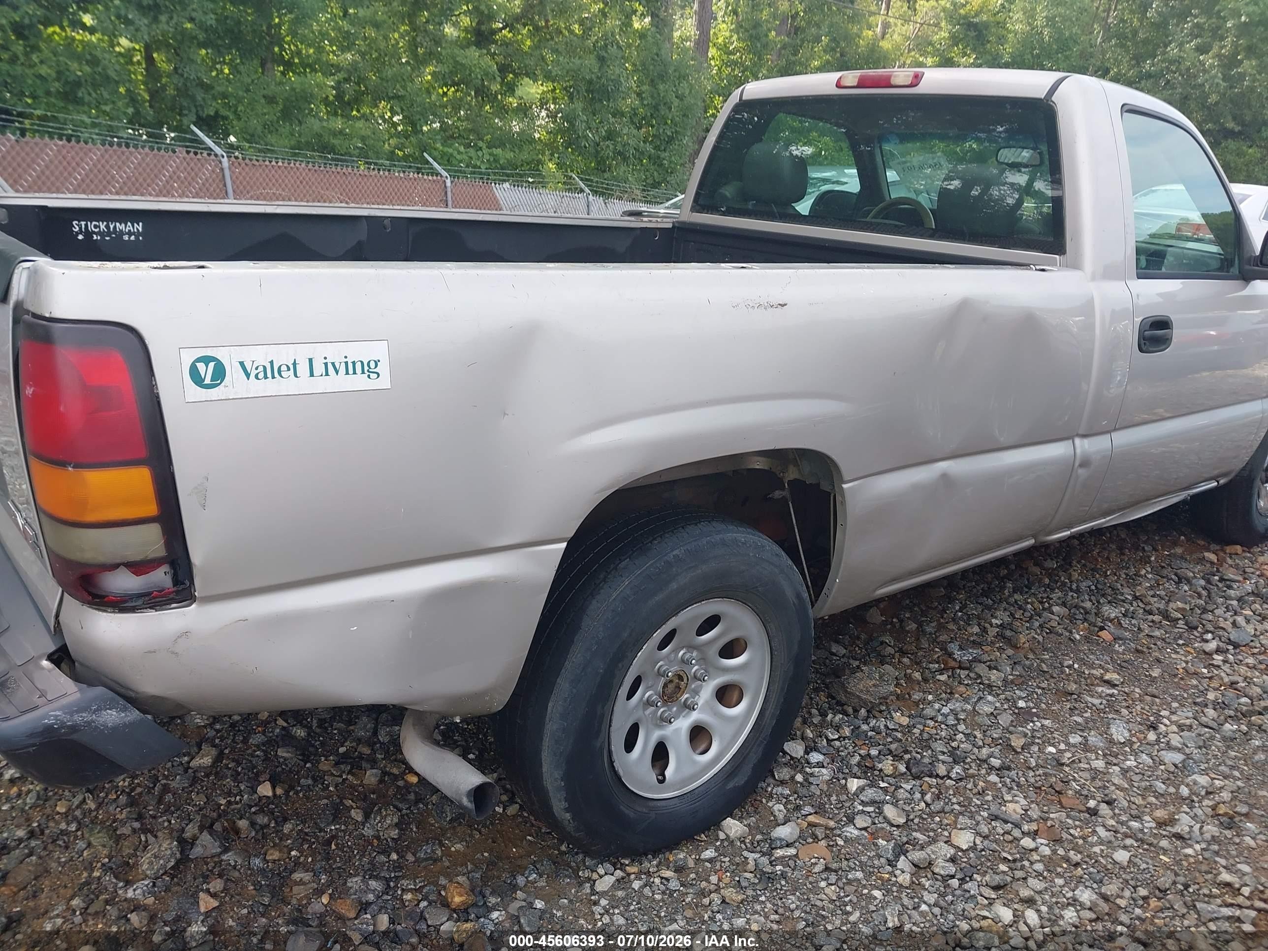 2005 Gmc Sierra 1500 Work Truck Gray vin: 1GTEC14X35Z121019
