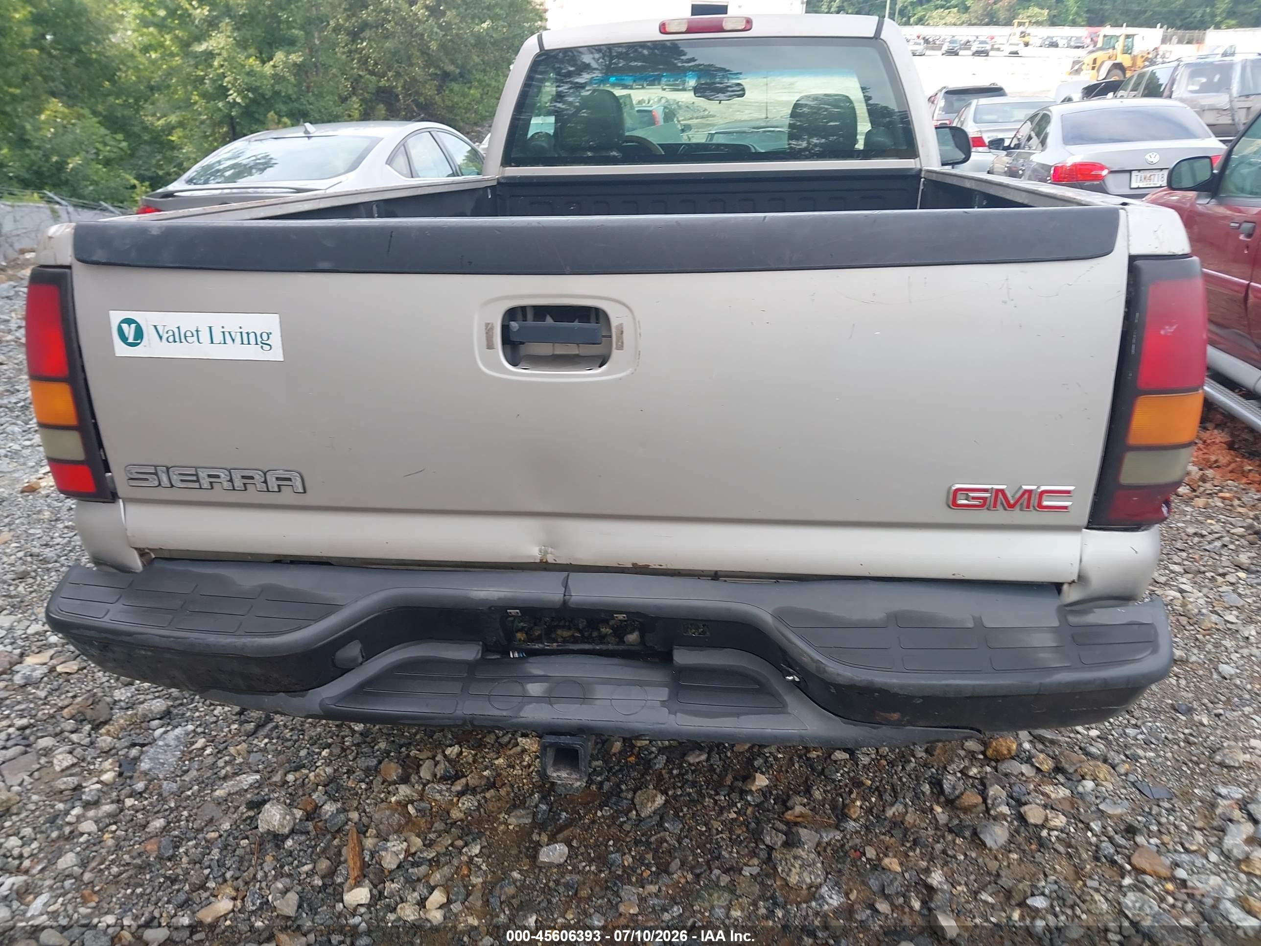 2005 Gmc Sierra 1500 Work Truck Gray vin: 1GTEC14X35Z121019