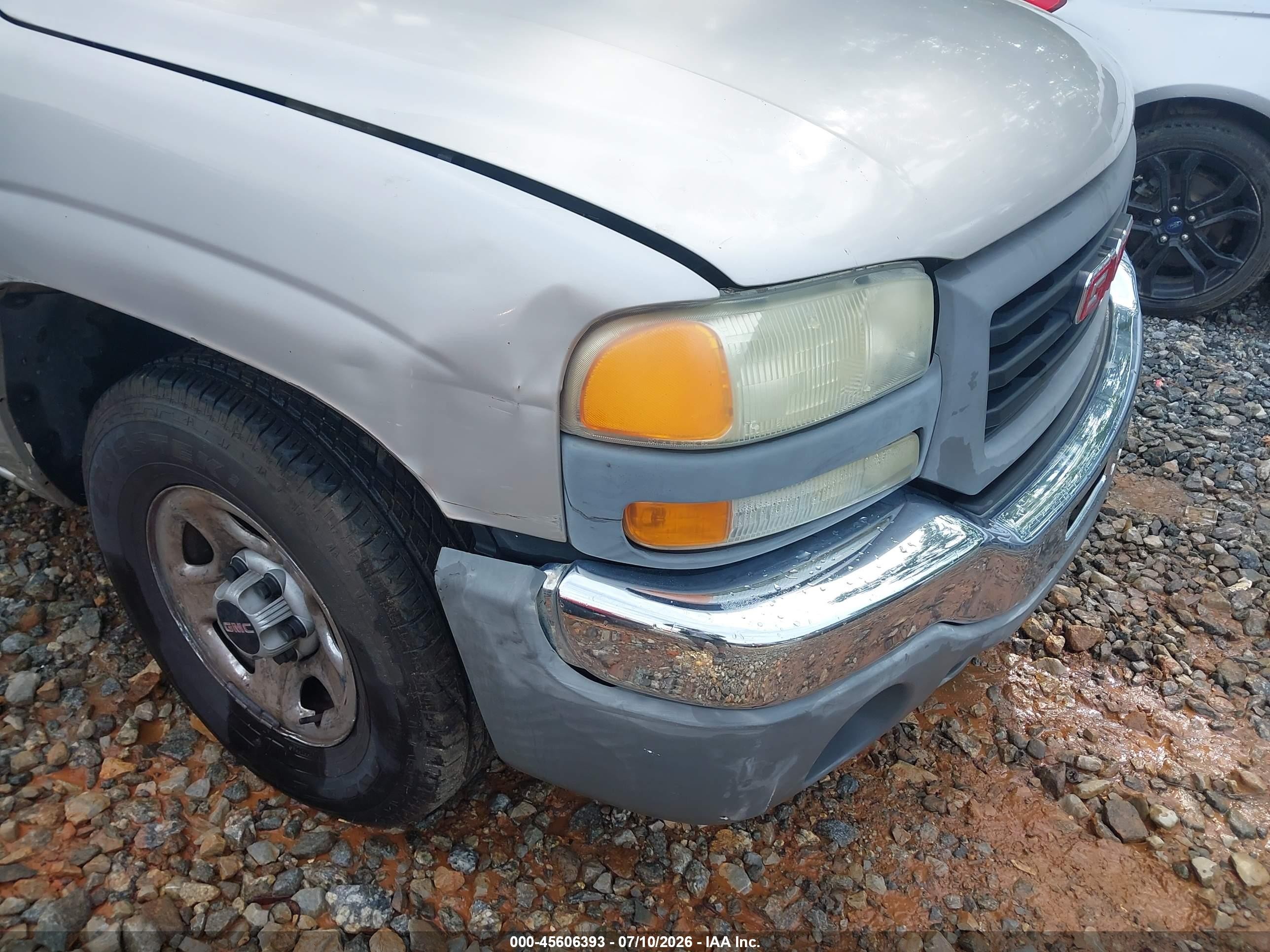 2005 Gmc Sierra 1500 Work Truck Gray vin: 1GTEC14X35Z121019