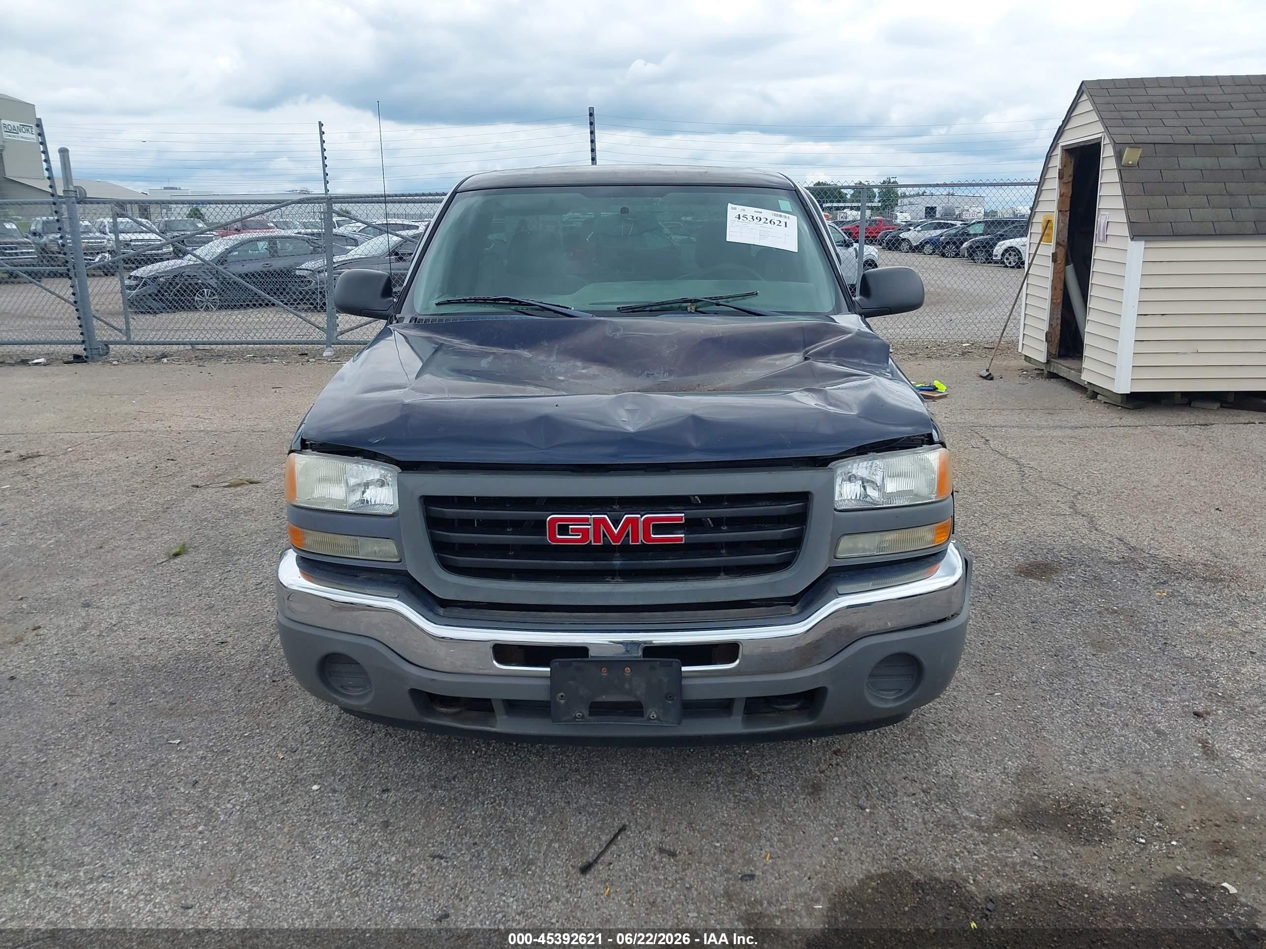2005 Gmc Sierra 1500 Work Truck Dark Blue vin: 1GTEC14X35Z203901
