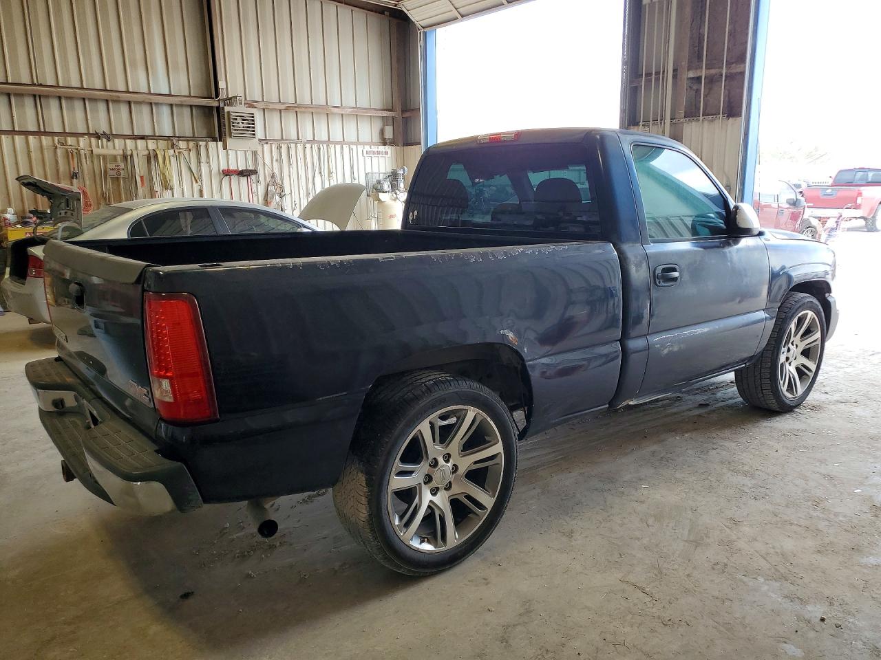 2006 Gmc New Sierra C1500 Blue vin: 1GTEC14X36Z285968