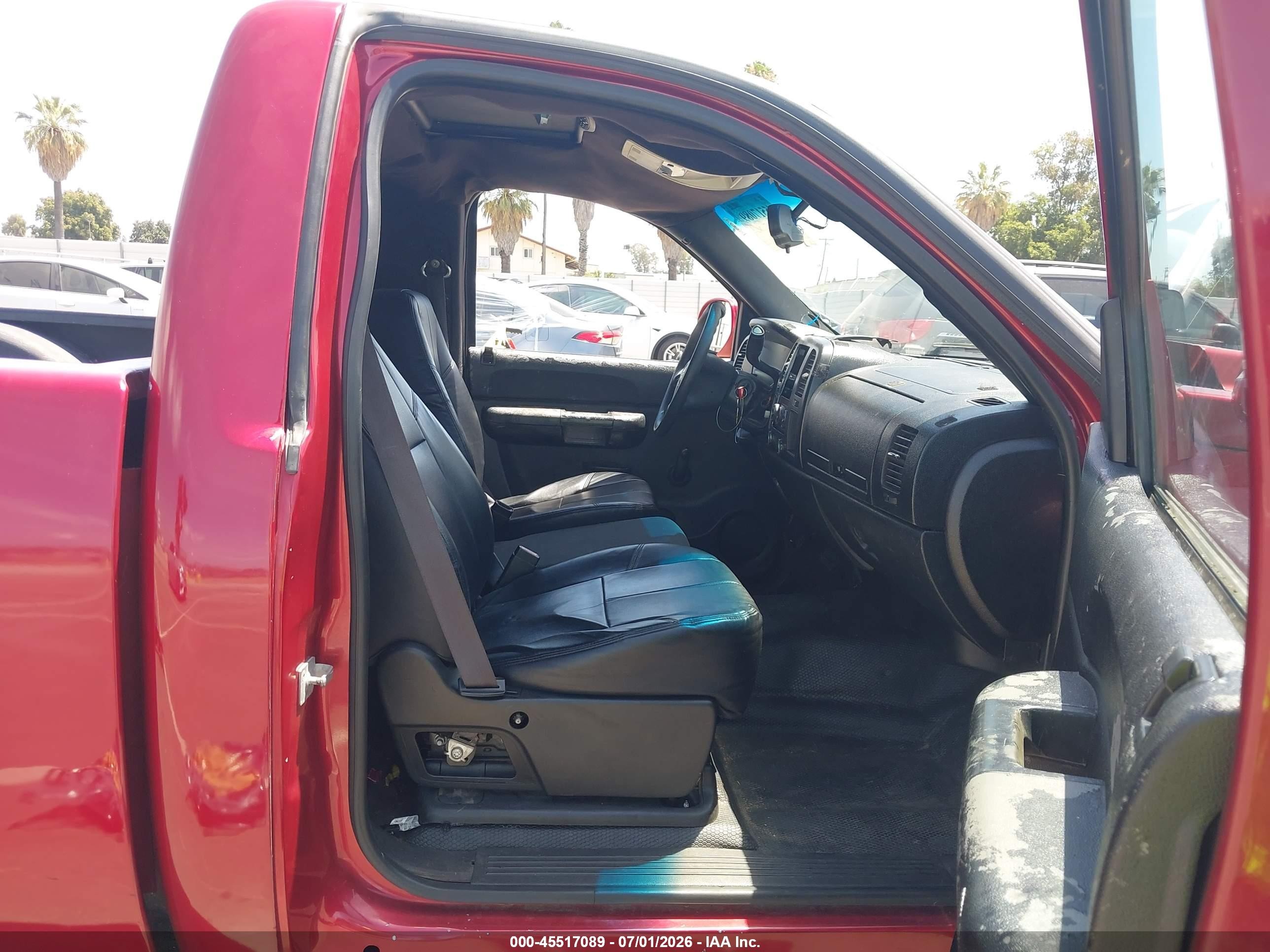 2007 Gmc Sierra 1500 Work Truck Red vin: 1GTEC14X37Z637934