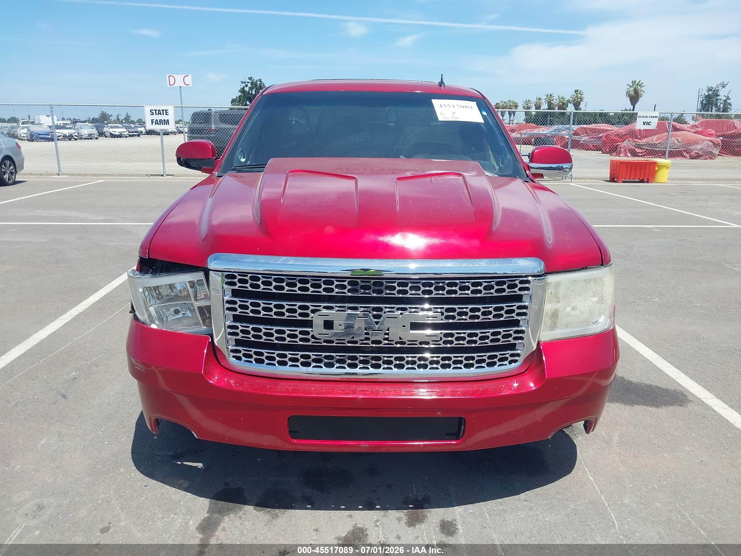 2007 Gmc Sierra 1500 Work Truck Red vin: 1GTEC14X37Z637934