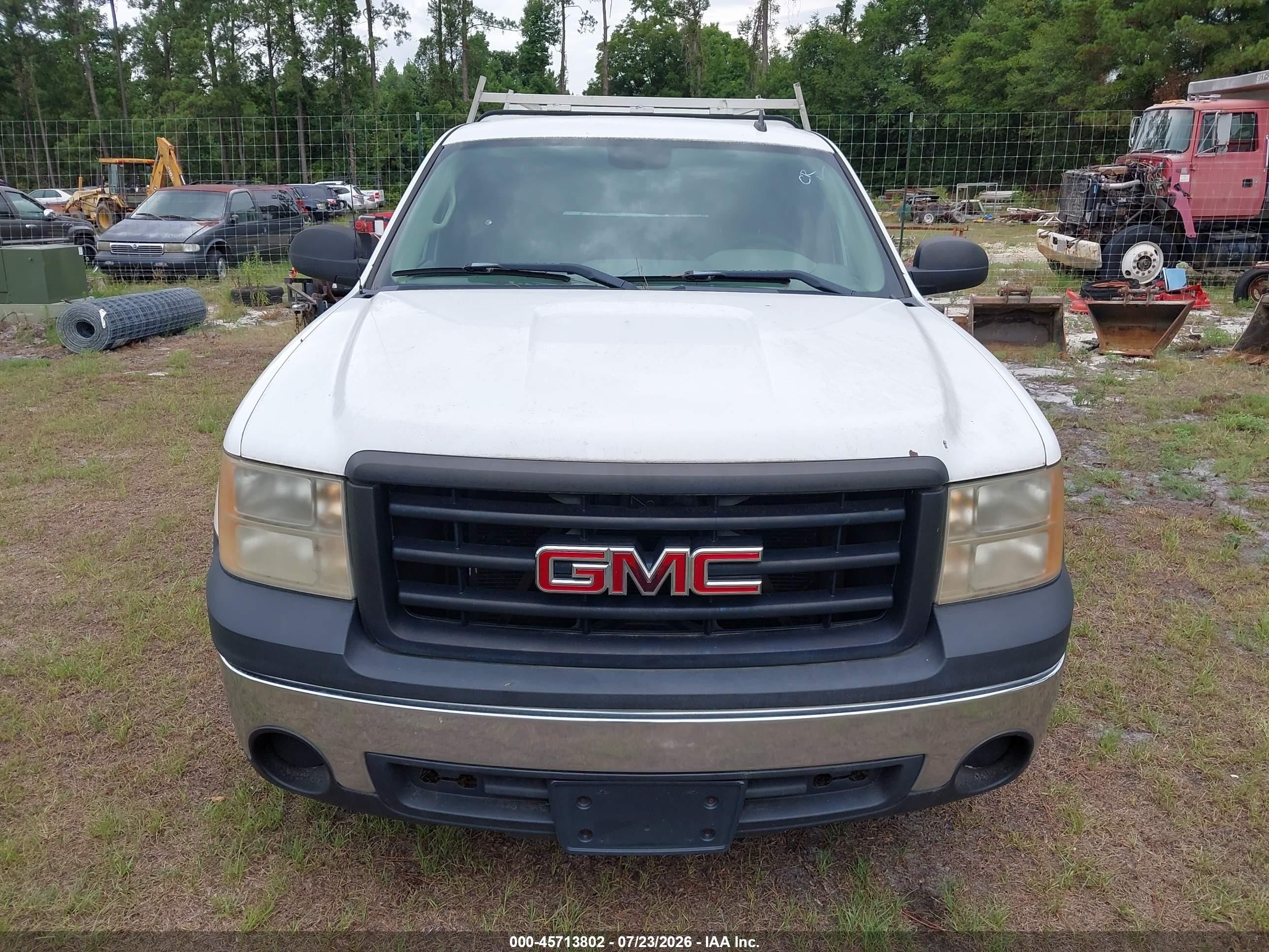2008 Gmc Sierra 1500 Work Truck White vin: 1GTEC14X48Z129263