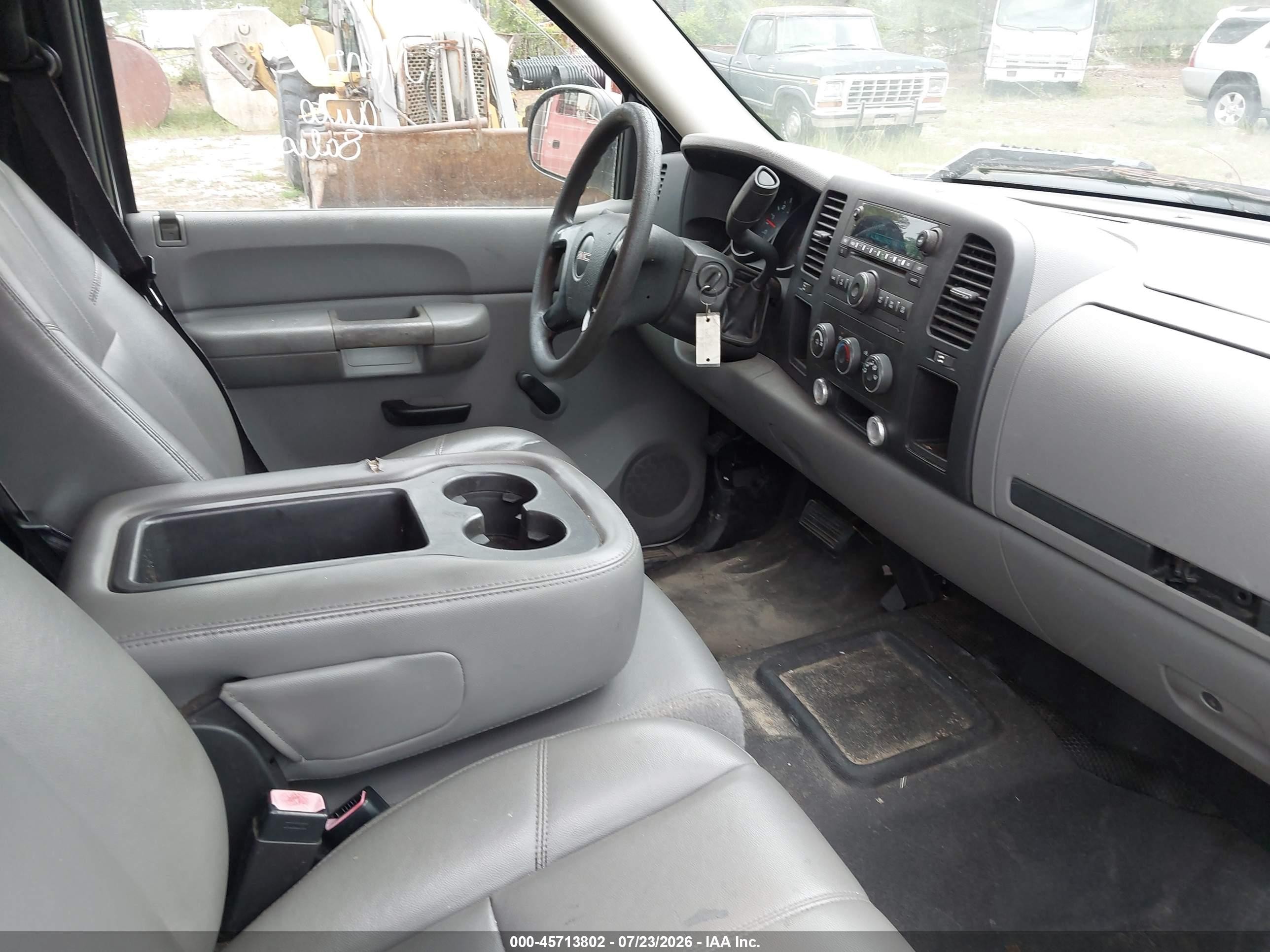 2008 Gmc Sierra 1500 Work Truck White vin: 1GTEC14X48Z129263