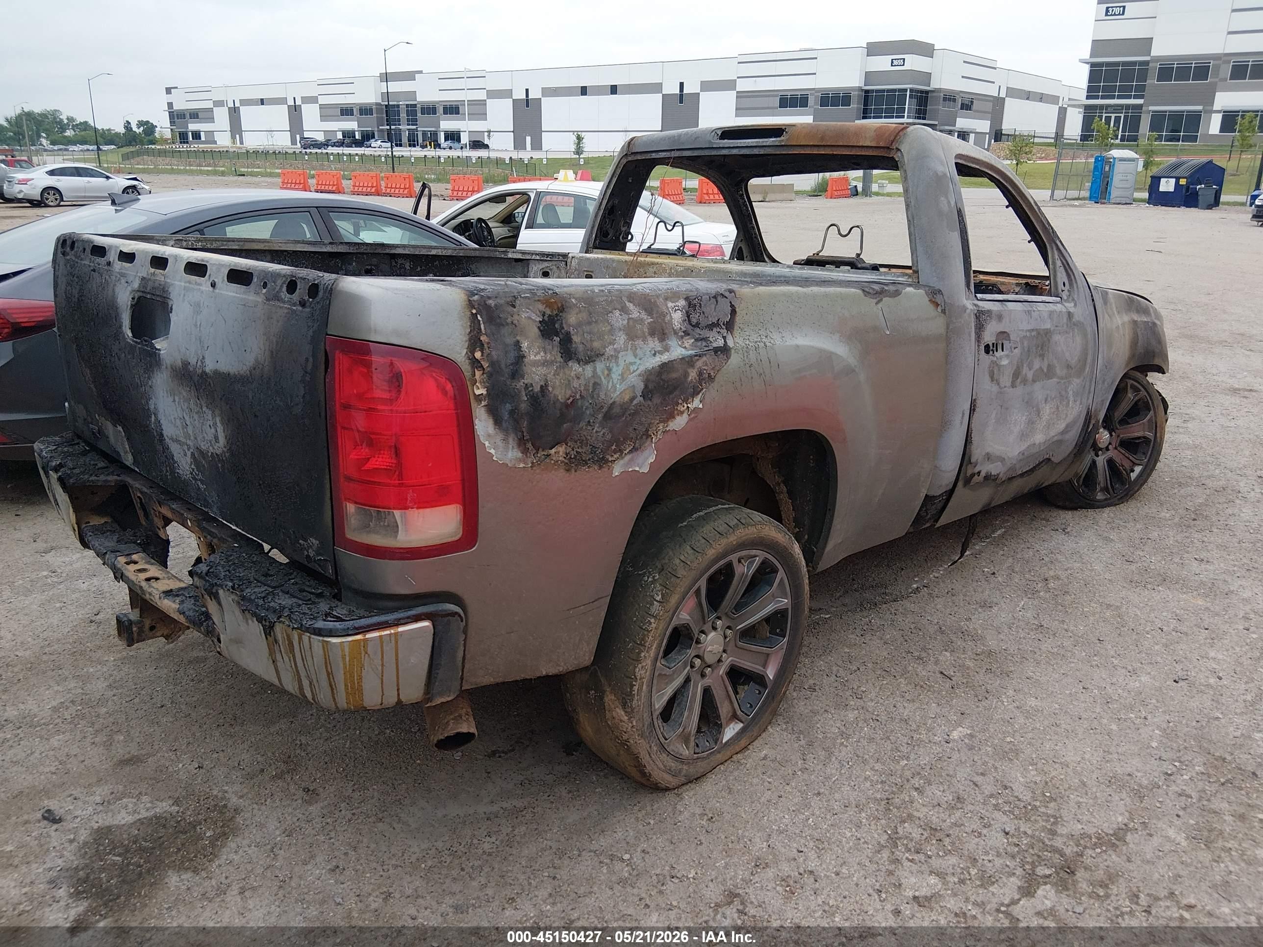 2008 Gmc Sierra 1500 Work Truck Серый vin: 1GTEC14X48Z236023