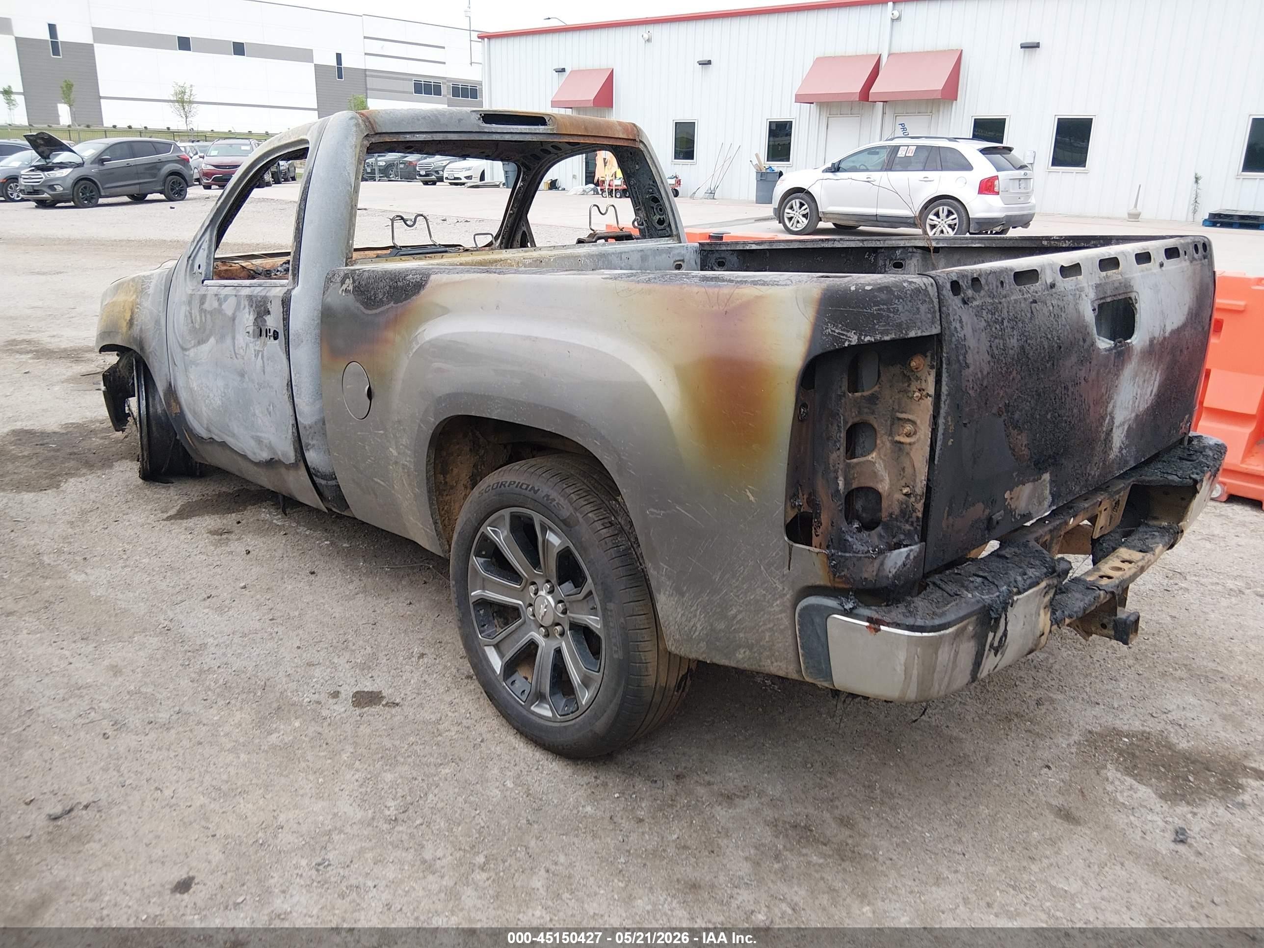 2008 Gmc Sierra 1500 Work Truck Серый vin: 1GTEC14X48Z236023