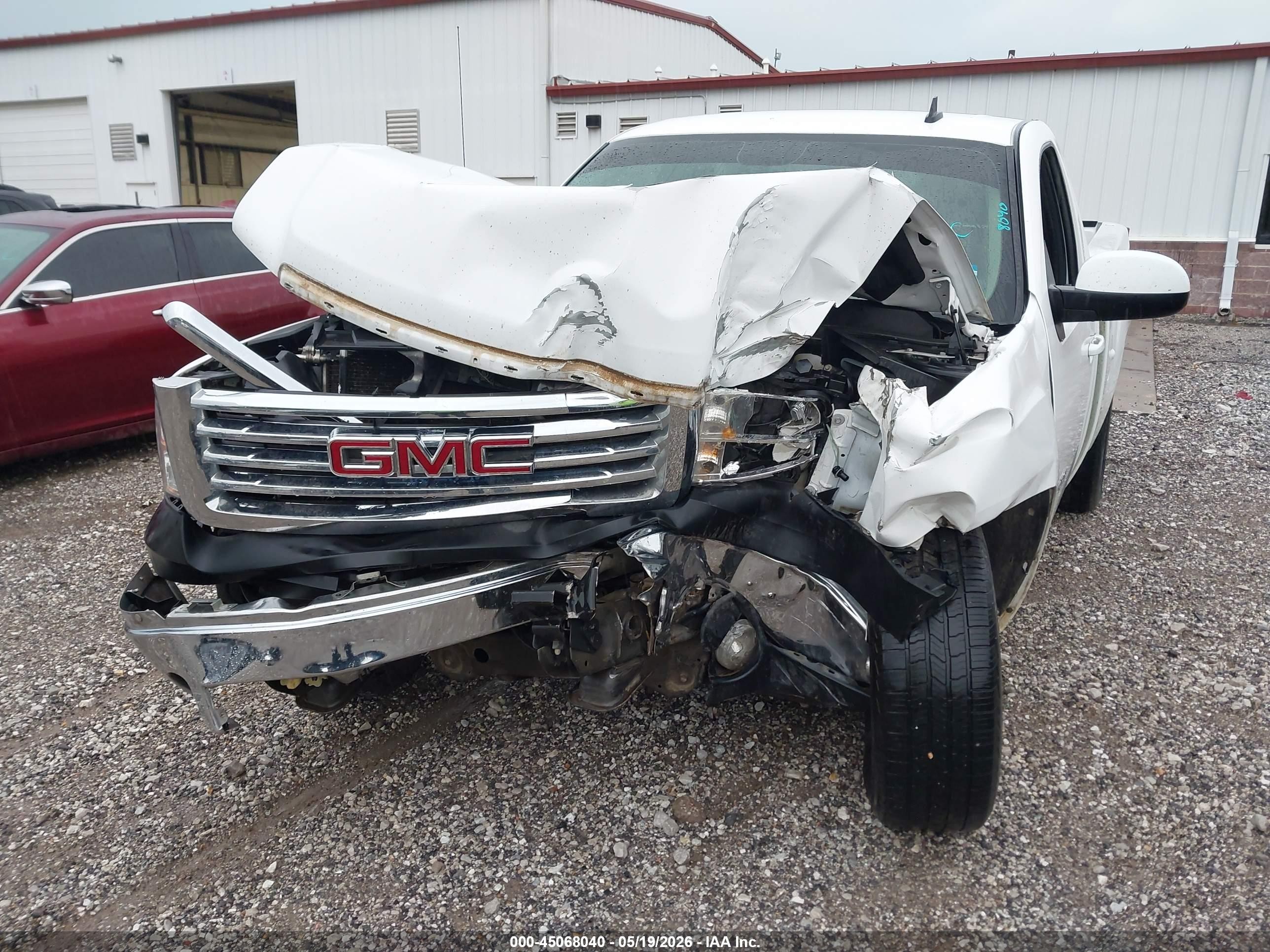 2008 Gmc Sierra 1500 Work Truck White vin: 1GTEC14X48Z326093