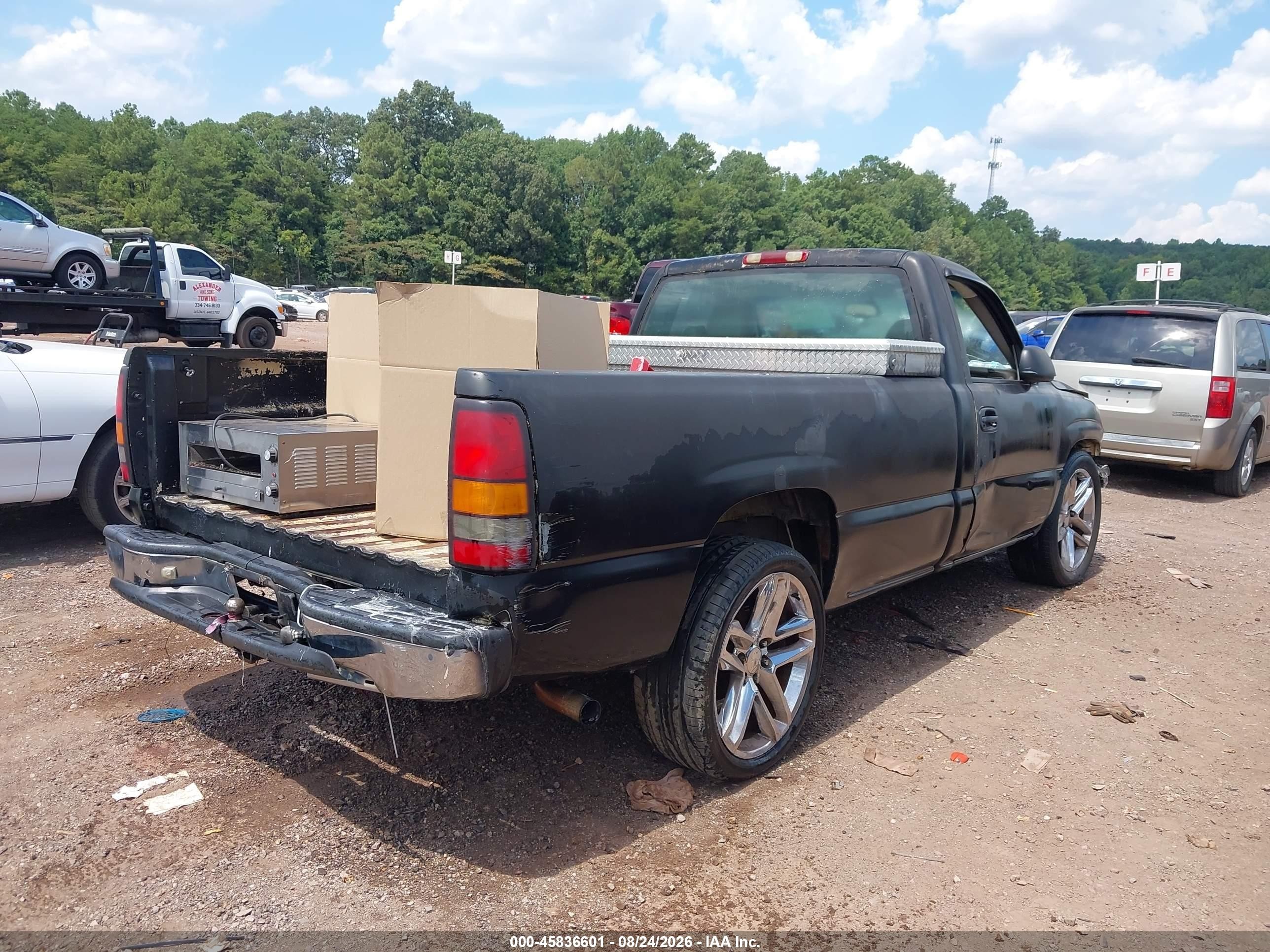 2004 Gmc Sierra 1500 Work Truck Black vin: 1GTEC14X54Z160855