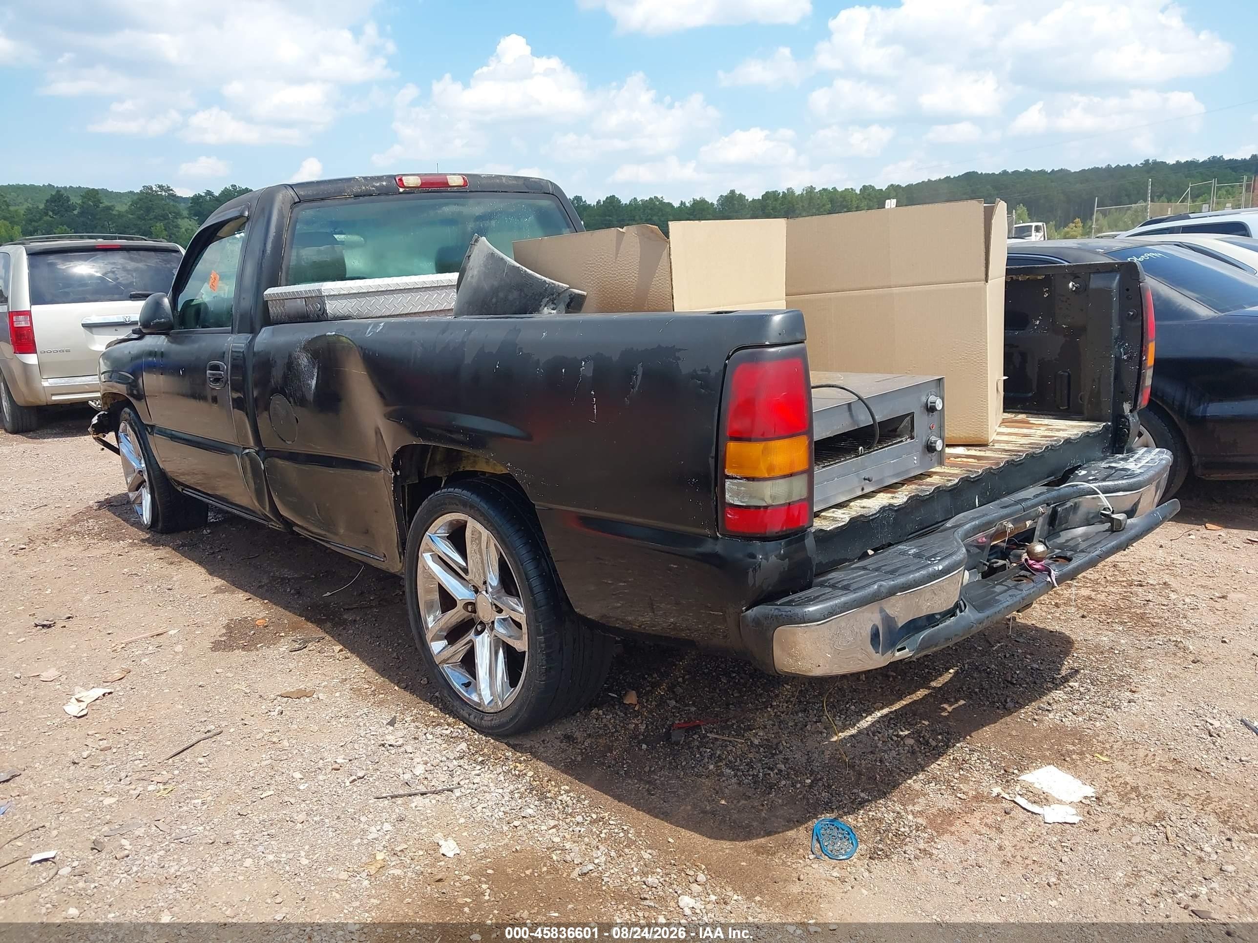 2004 Gmc Sierra 1500 Work Truck Black vin: 1GTEC14X54Z160855