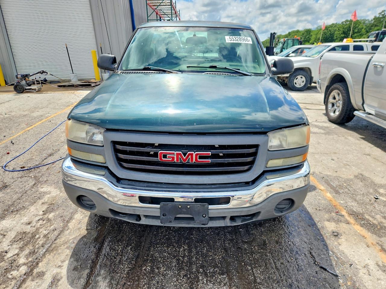 2005 Gmc New Sierra C1500 Green vin: 1GTEC14X55Z324560