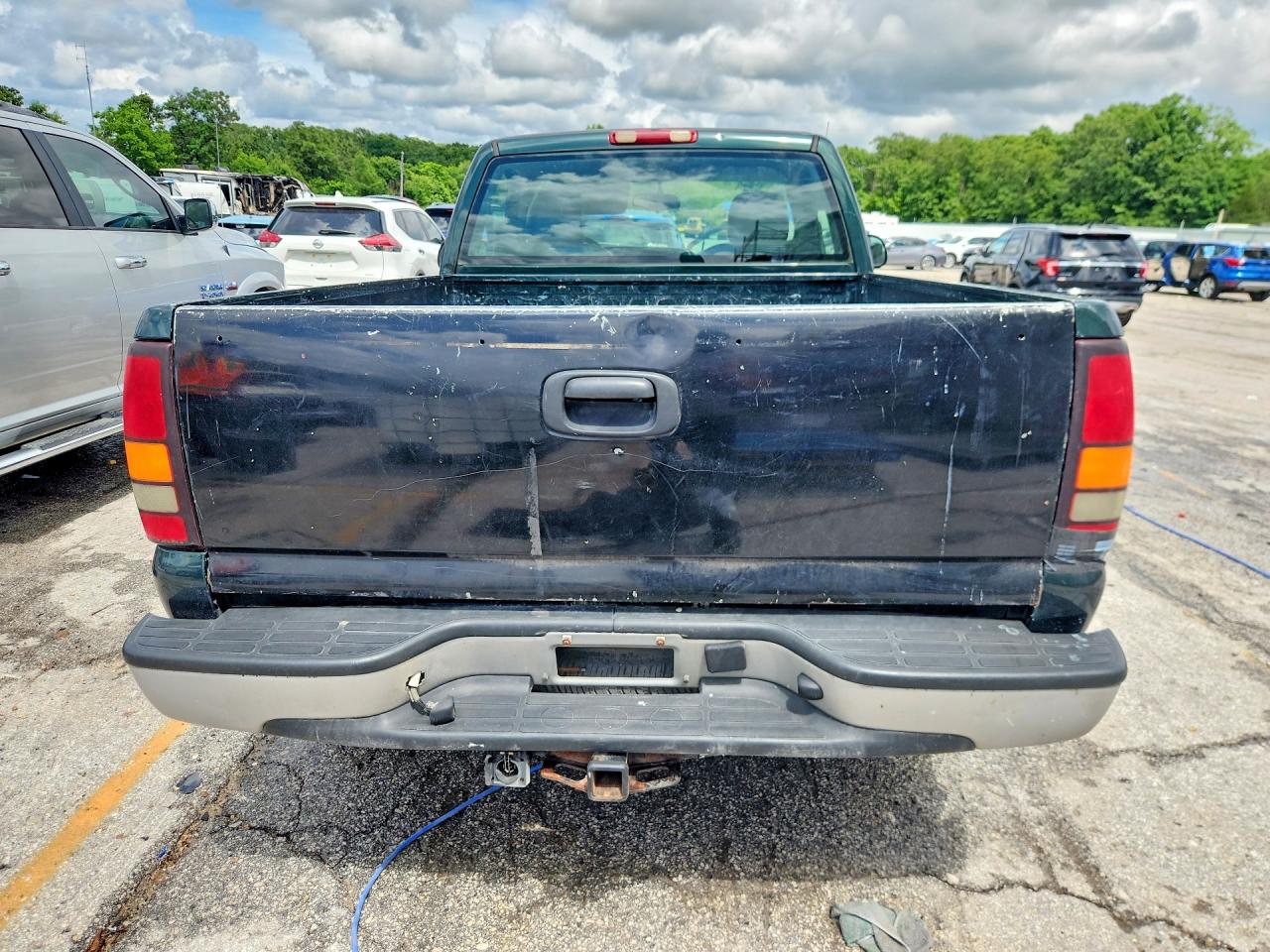 2005 Gmc New Sierra C1500 Green vin: 1GTEC14X55Z324560
