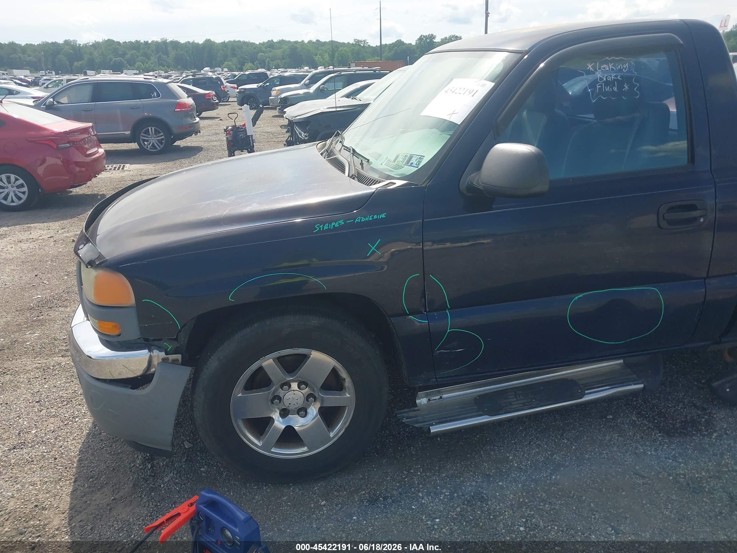 2007 Gmc Sierra 1500 Classic Work Black vin: 1GTEC14X57Z148130
