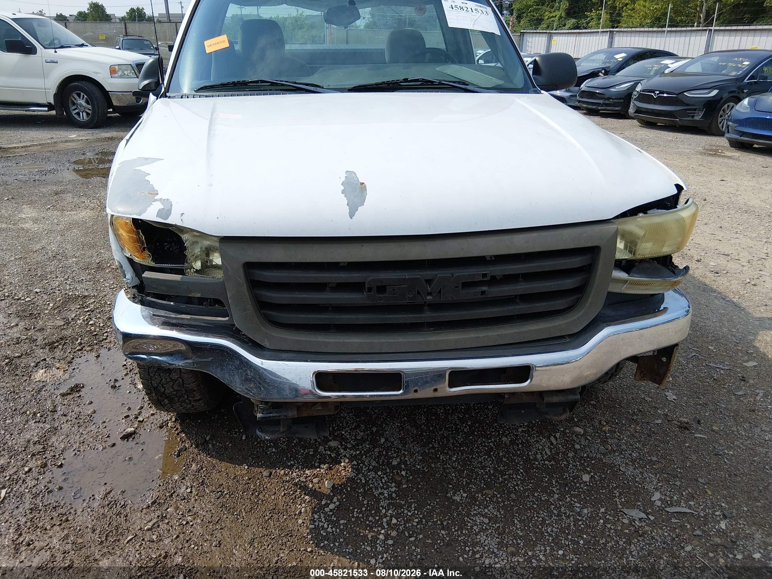 2007 Gmc Sierra 1500 Classic Work Truck White vin: 1GTEC14X57Z176882